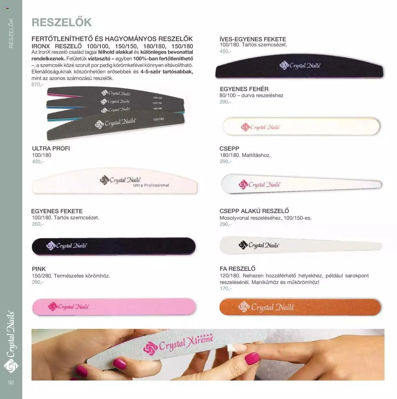 Katalógus Crystal Nails - Nagykatalógus 22/23 március 8.-tól december 31.-ig 2023. - Oldal 92