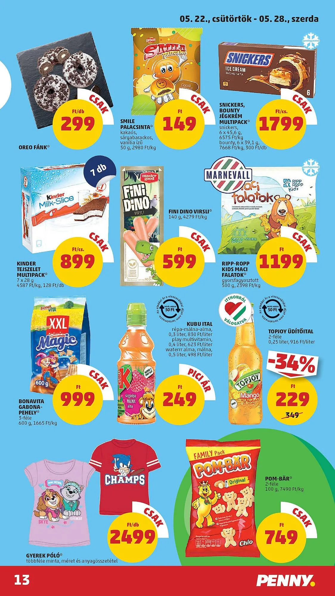 Katalógus PENNY akciós újság május 22.-tól május 28.-ig 2025. - Oldal 13
