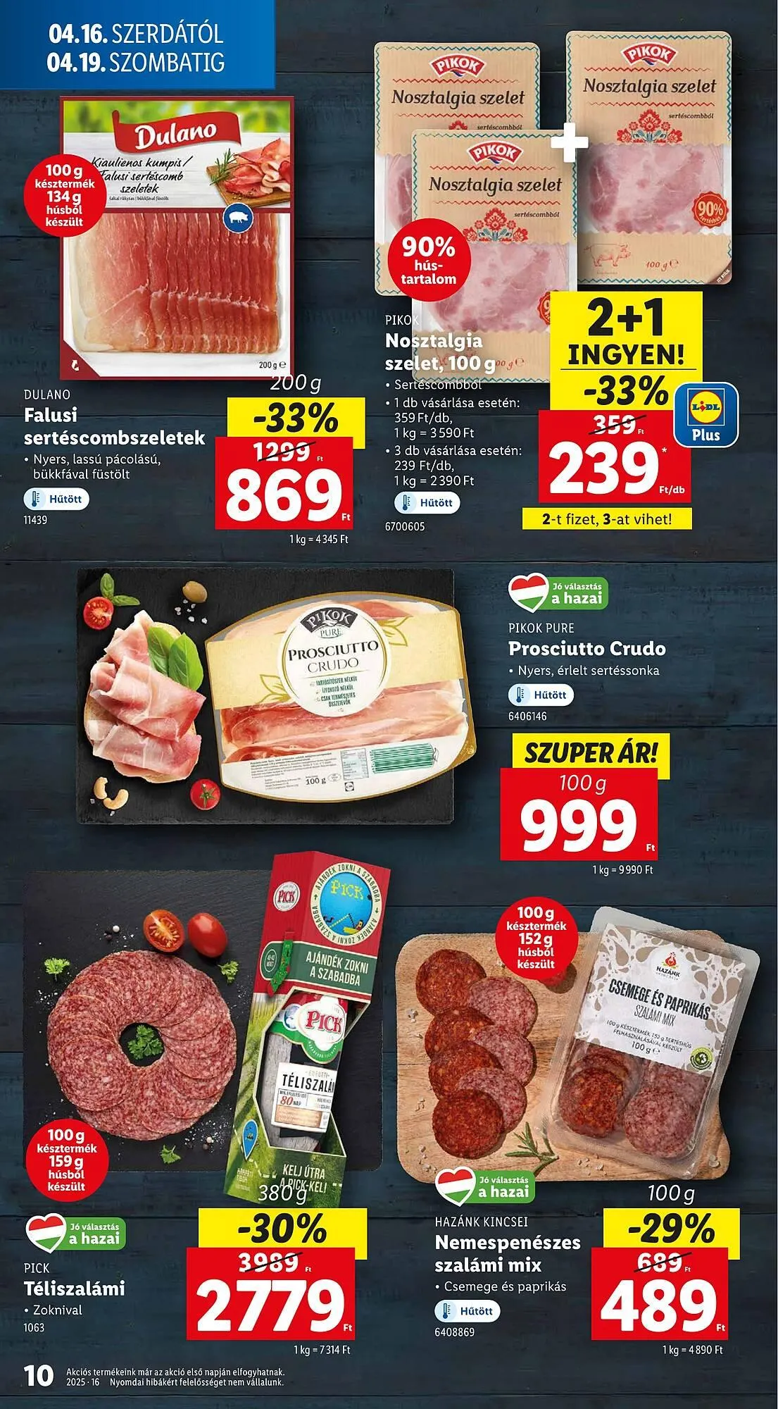 Katalógus Lidl akciós újság április 16.-tól április 19.-ig 2025. - Oldal 10
