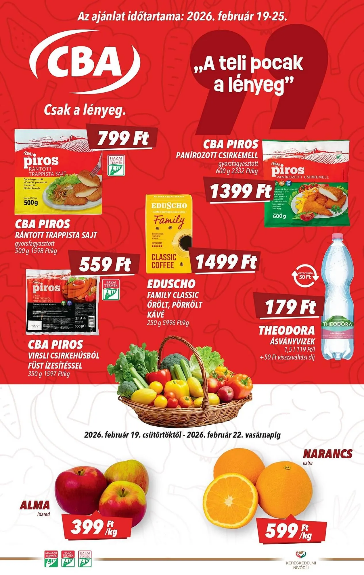 CBA akciós újság - 1