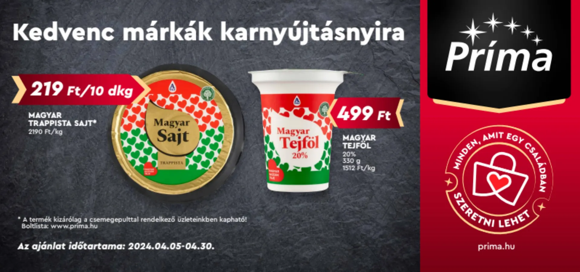 Katalógus Príma akciós újság április 5.-tól április 30.-ig 2024. - Oldal 1