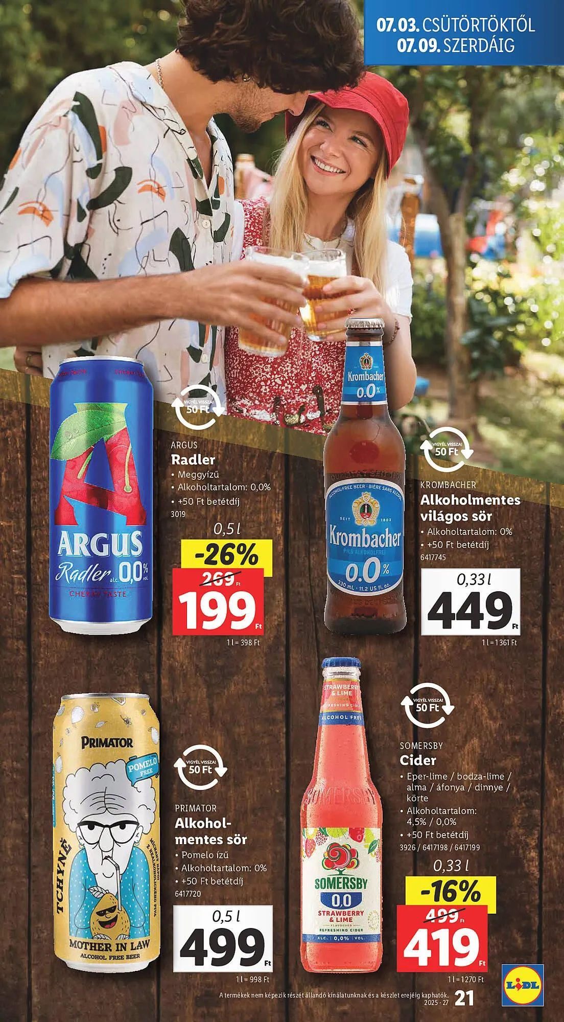 Katalógus Lidl akciós újság július 3.-tól július 9.-ig 2025. - Oldal 21