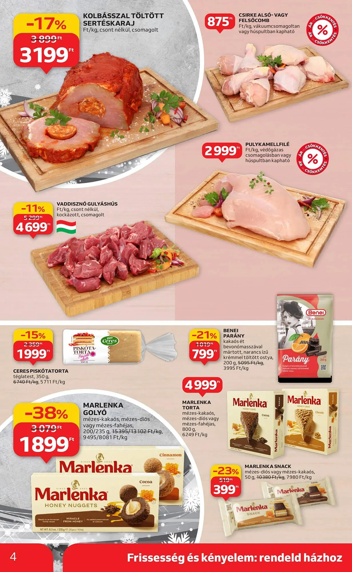 Katalógus Auchan akciós újság december 18.-tól december 24.-ig 2025. - Oldal 4