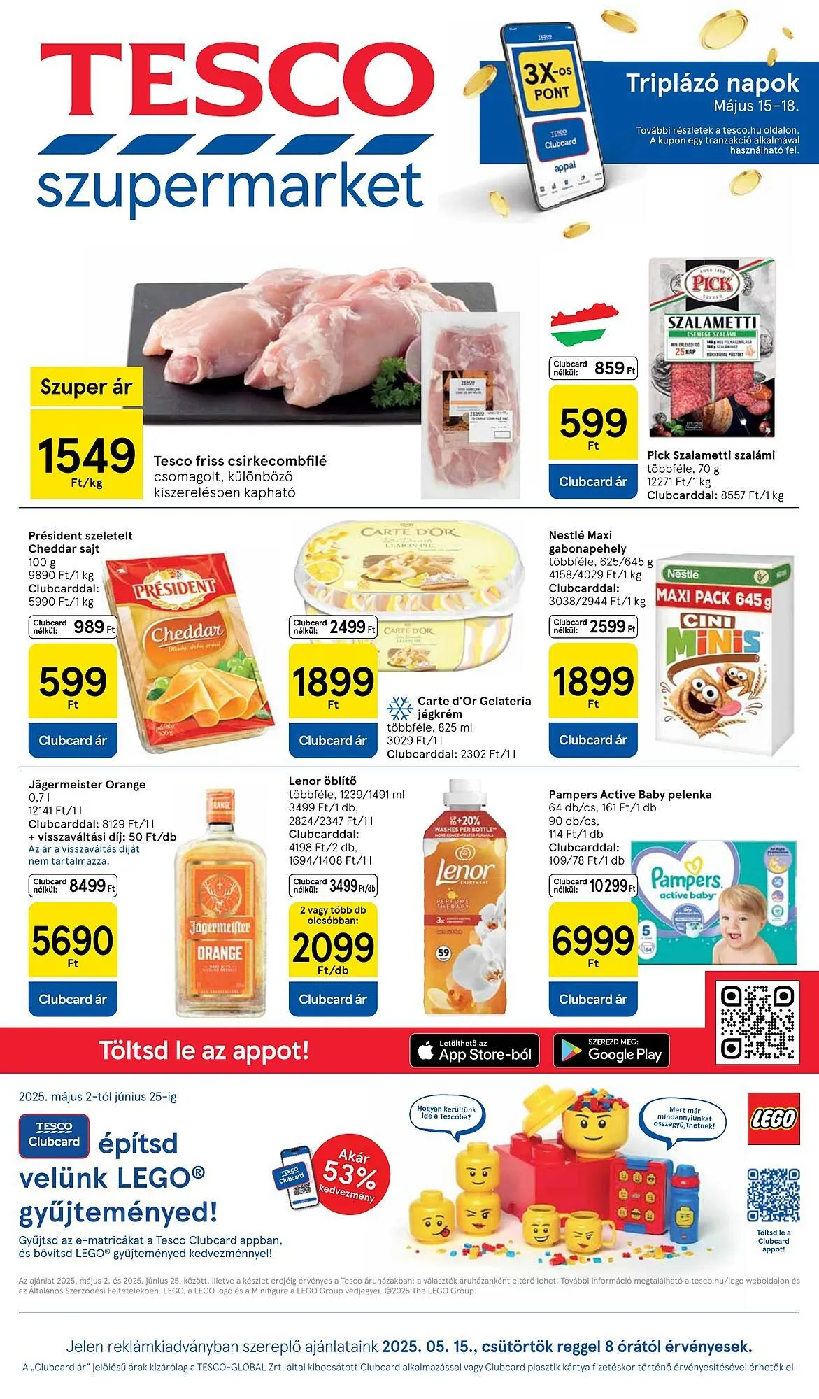 Katalógus Tesco akciós újság május 15.-tól május 21.-ig 2025. - Oldal 1