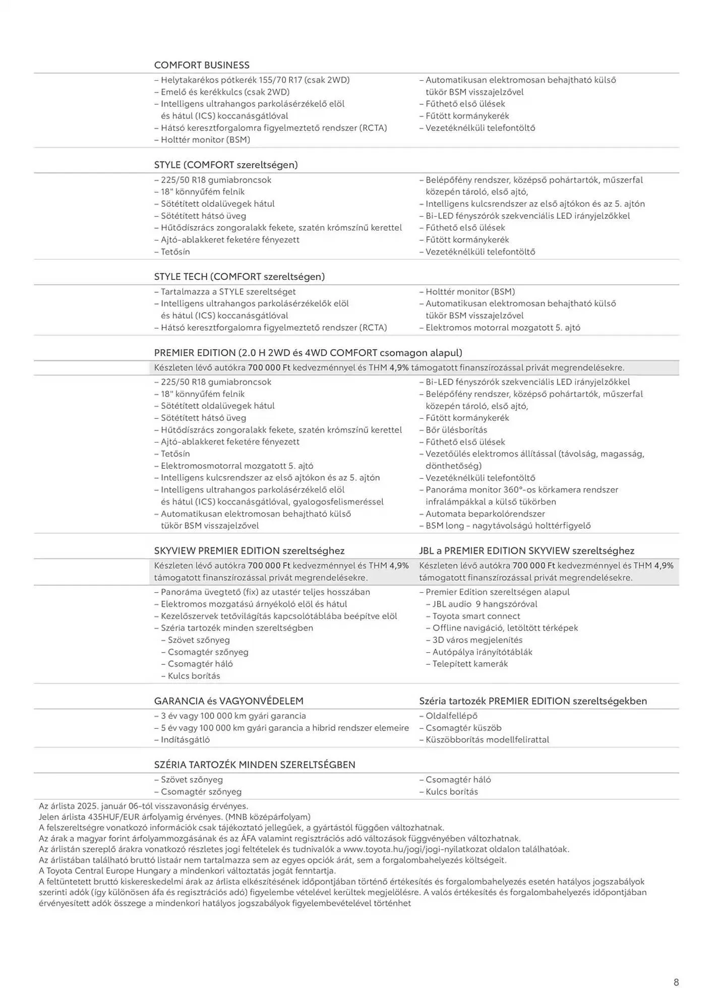 Katalógus Toyota akciós újság január 8.-tól január 8.-ig 2026. - Oldal 8