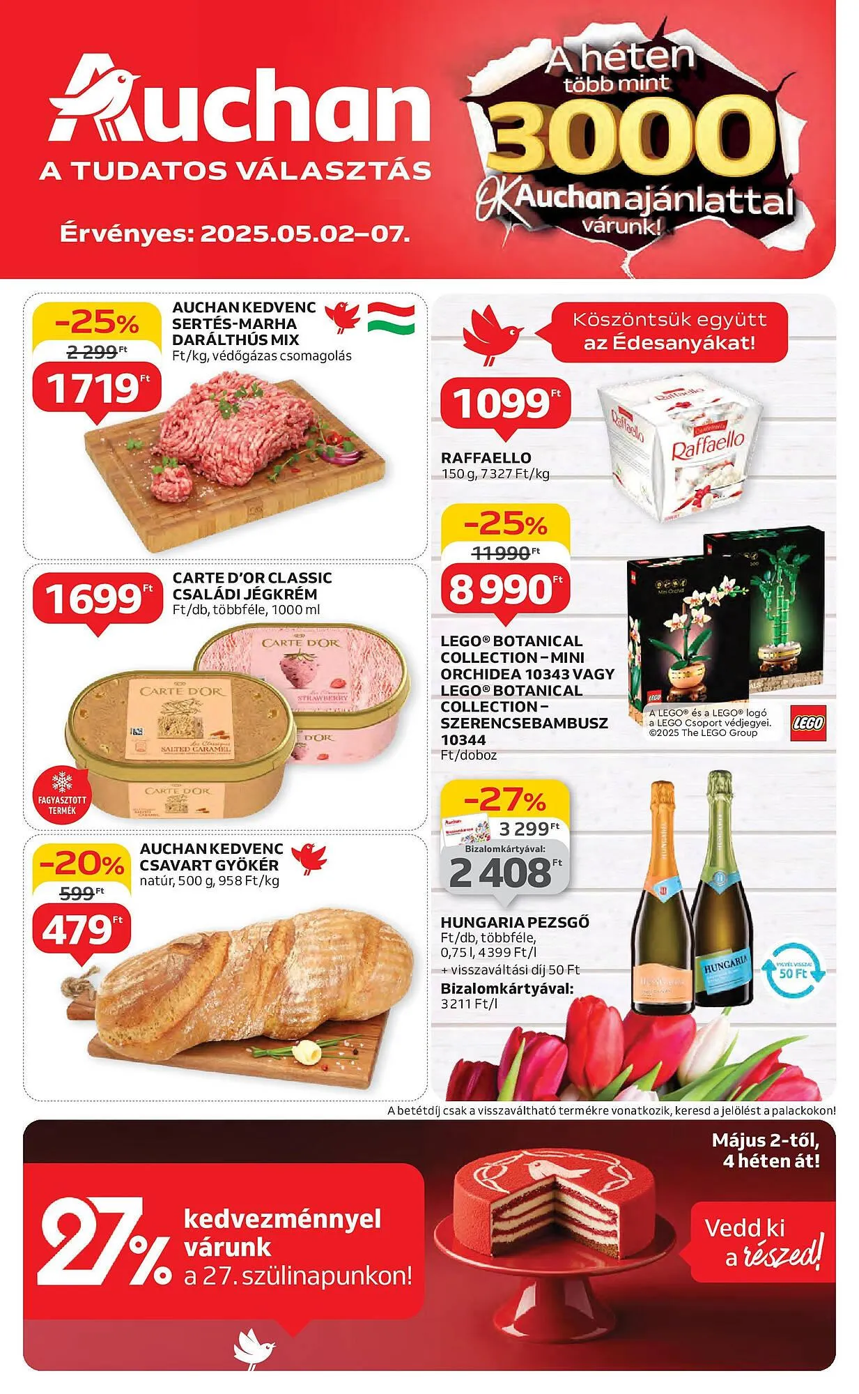 Katalógus Auchan akciós újság május 2.-tól május 7.-ig 2025. - Oldal 1