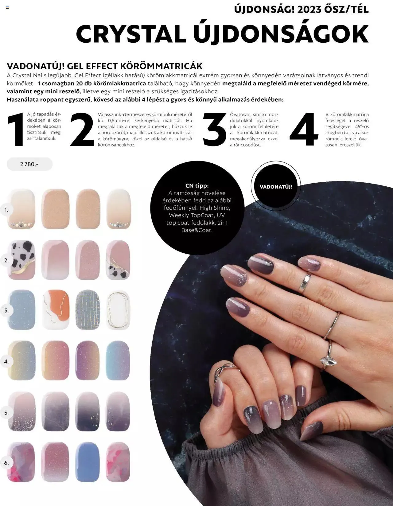 Katalógus Crystal Nails - Ősz/Tél katalógus 2023 szeptember 4.-tól december 31.-ig 2023. - Oldal 23
