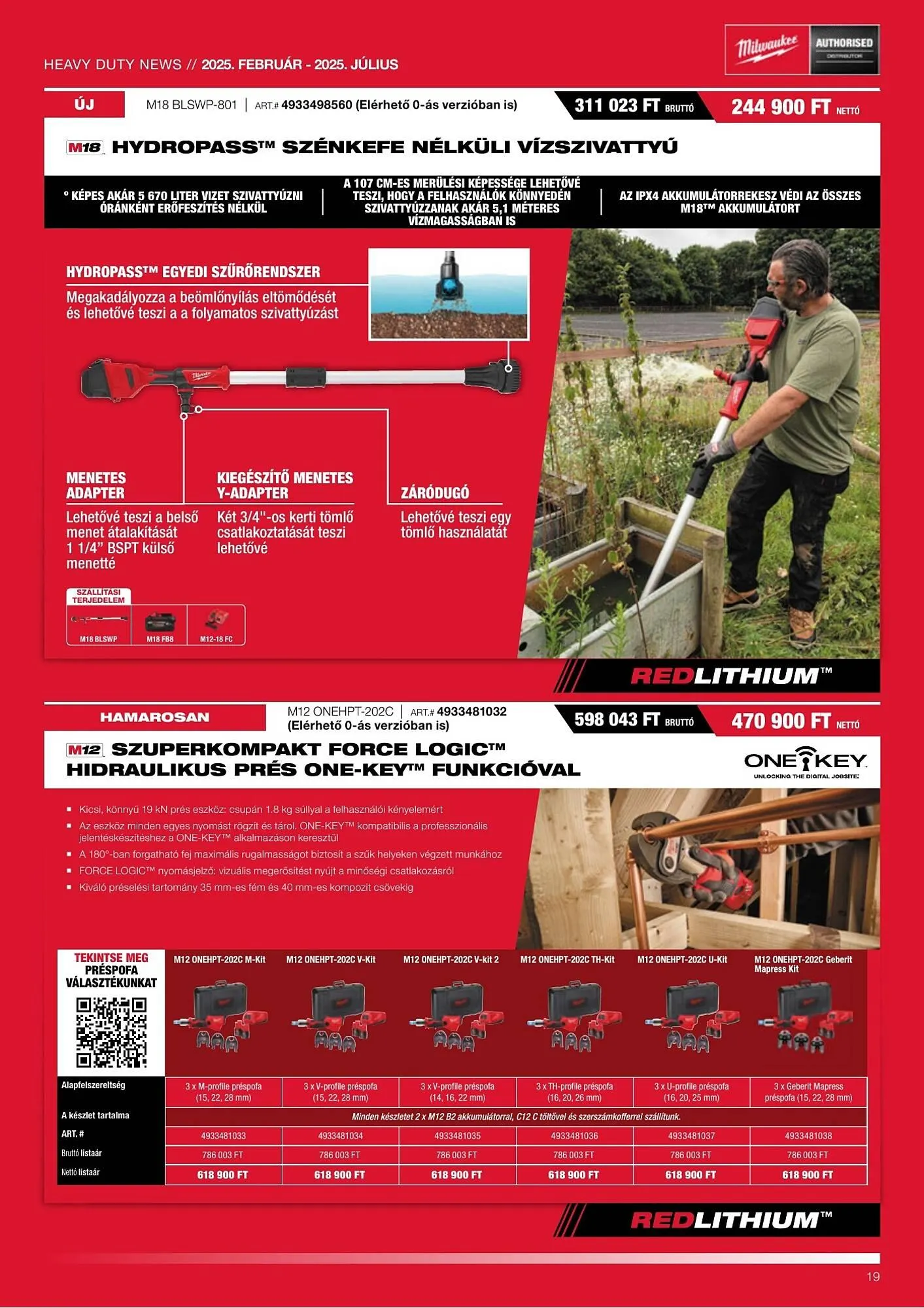 Katalógus Milwaukeetool akciós újság február 13.-tól július 31.-ig 2025. - Oldal 19