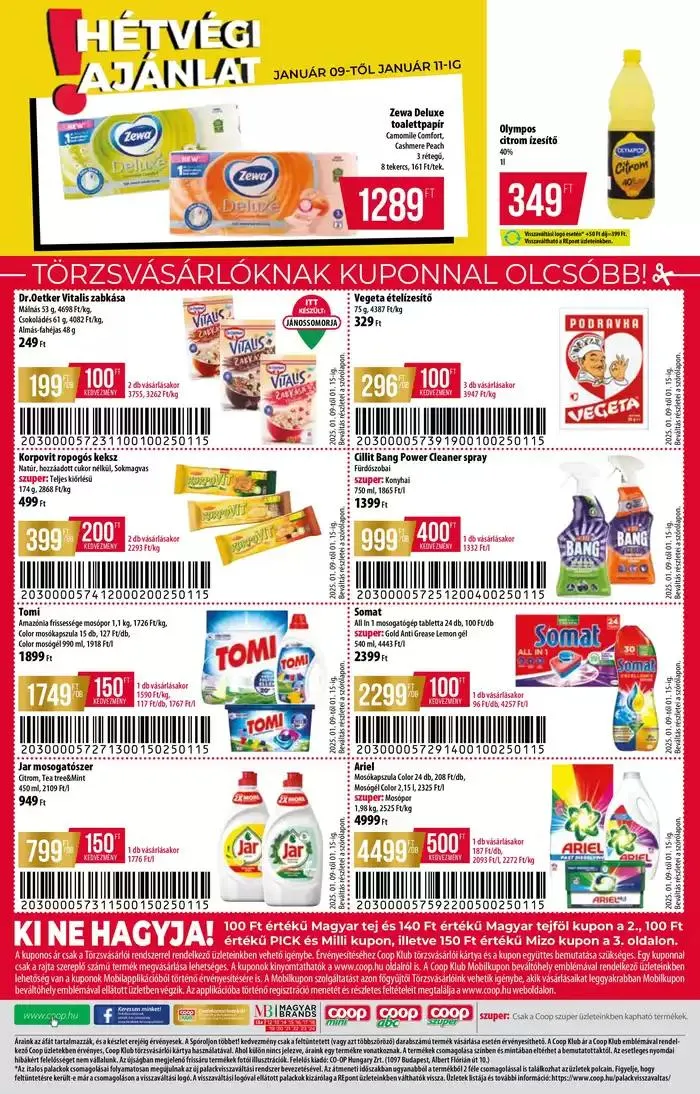 Katalógus Coop országos szórólap január 2. hét - Abc-Szuper január 9.-tól január 15.-ig 2025. - Oldal 8