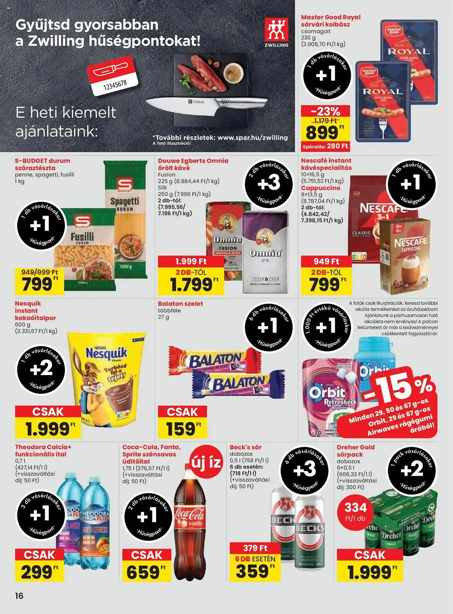 Katalógus Spar akciós újság október 2.-tól október 8.-ig 2025. - Oldal 16