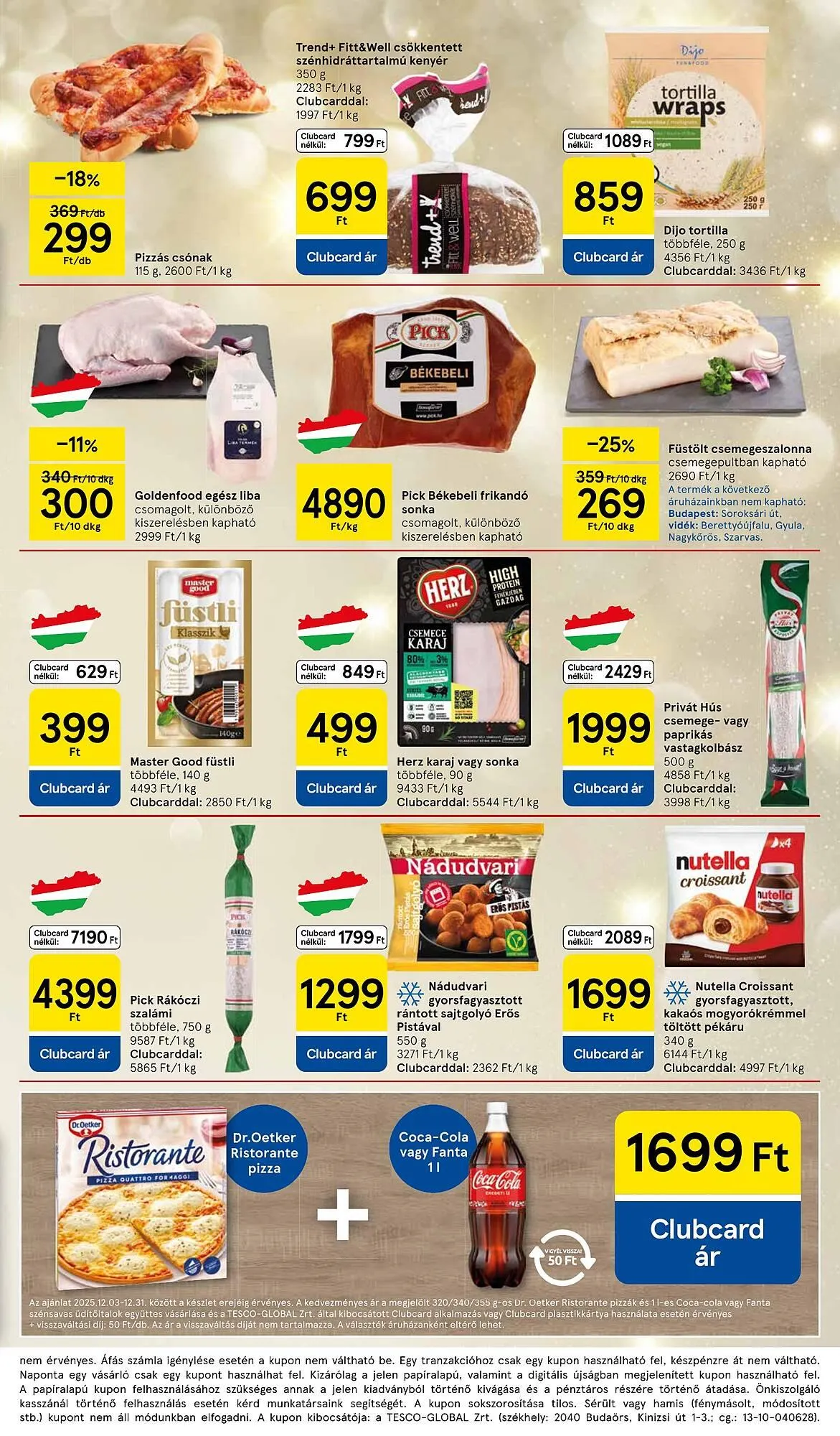 Katalógus Tesco akciós újság december 11.-tól december 17.-ig 2025. - Oldal 3