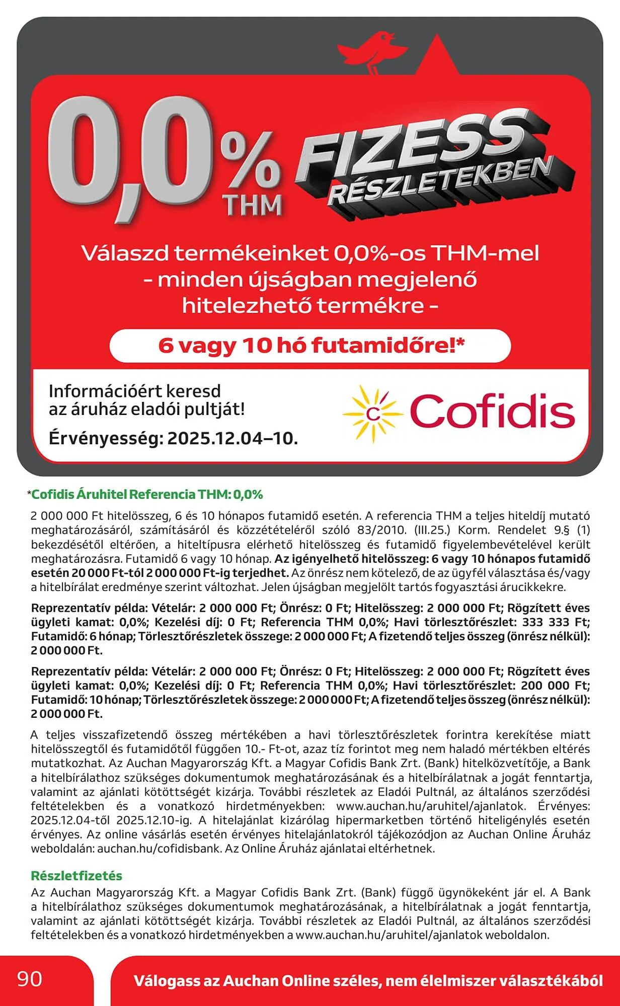 Katalógus Auchan akciós újság december 4.-tól december 10.-ig 2025. - Oldal 90