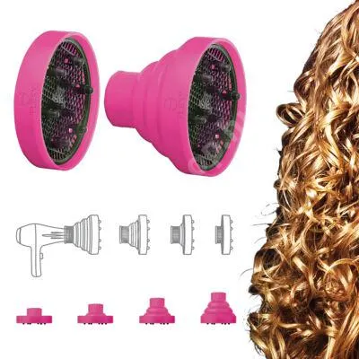 Macom 210P Univerzális összecsukható, utazási szilikon diffúzor - rózsaszín