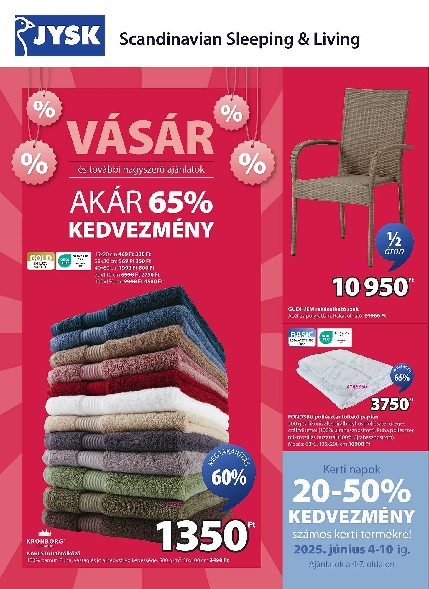 Katalógus JYSK akciós újság június 4.-tól június 22.-ig 2025. - Oldal 1