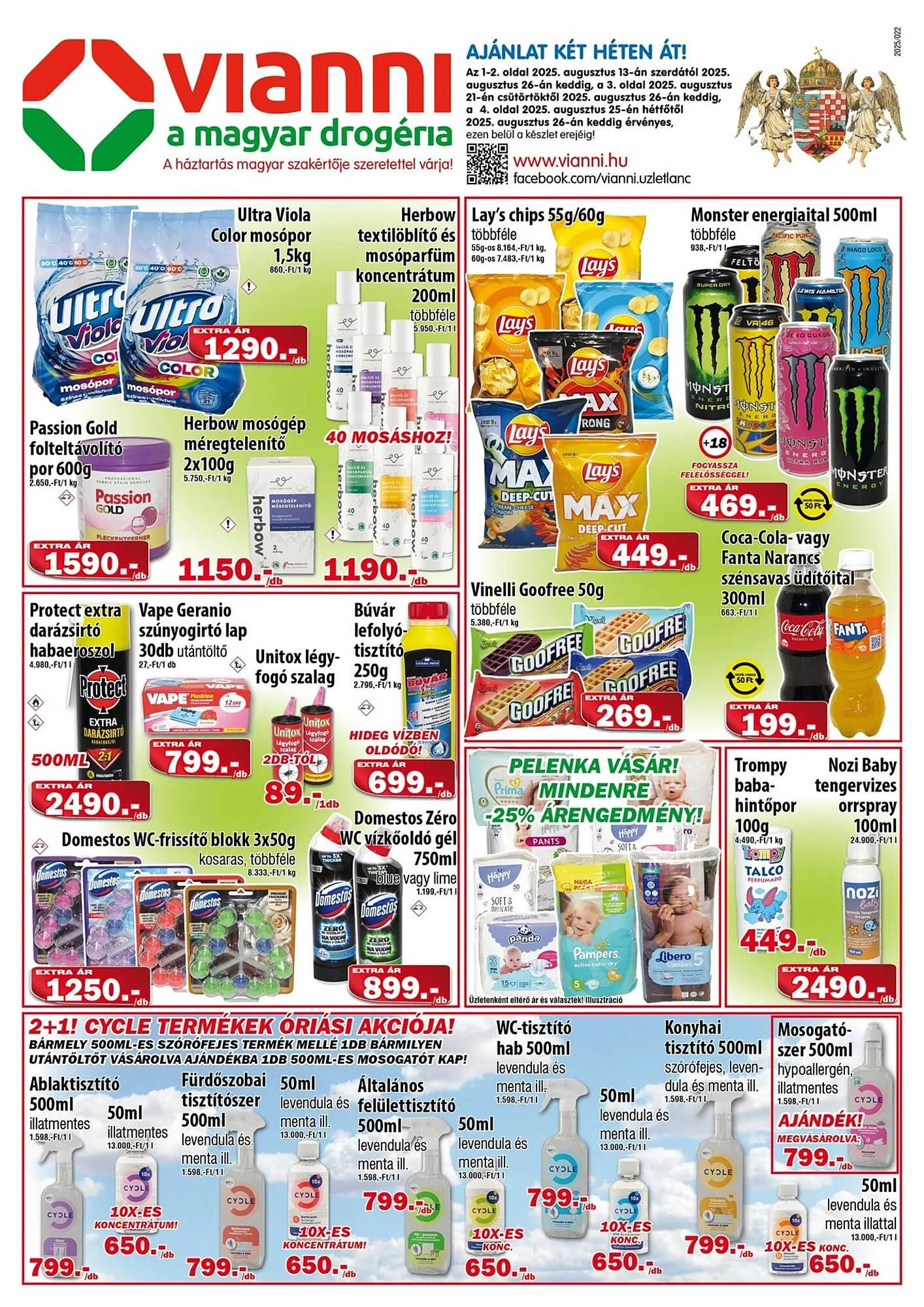 Vianni Drogéria akciós újság - 1