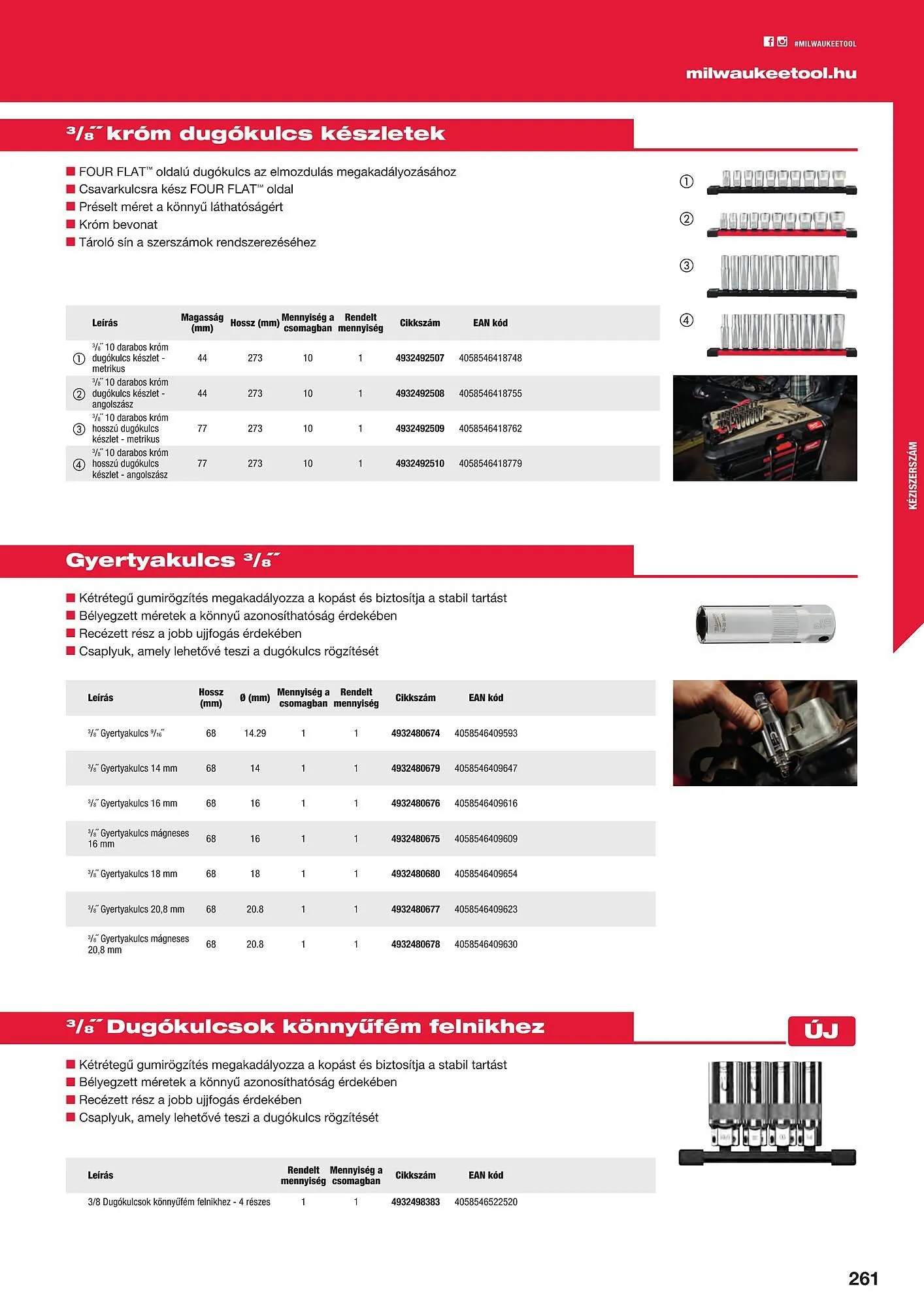 Katalógus Milwaukee akciós újság szeptember 16.-tól december 31.-ig 2025. - Oldal 261