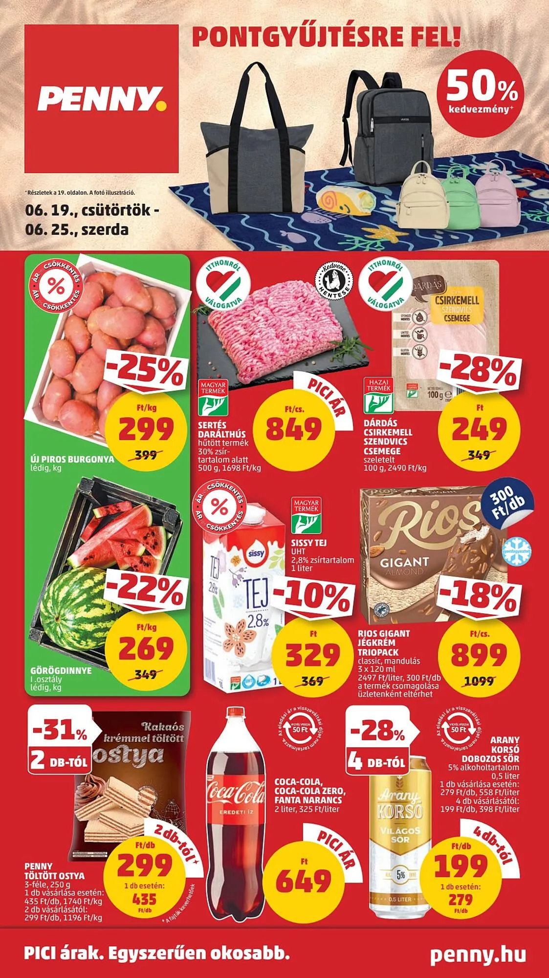 Katalógus PENNY akciós újság június 19.-tól június 25.-ig 2025. - Oldal 1