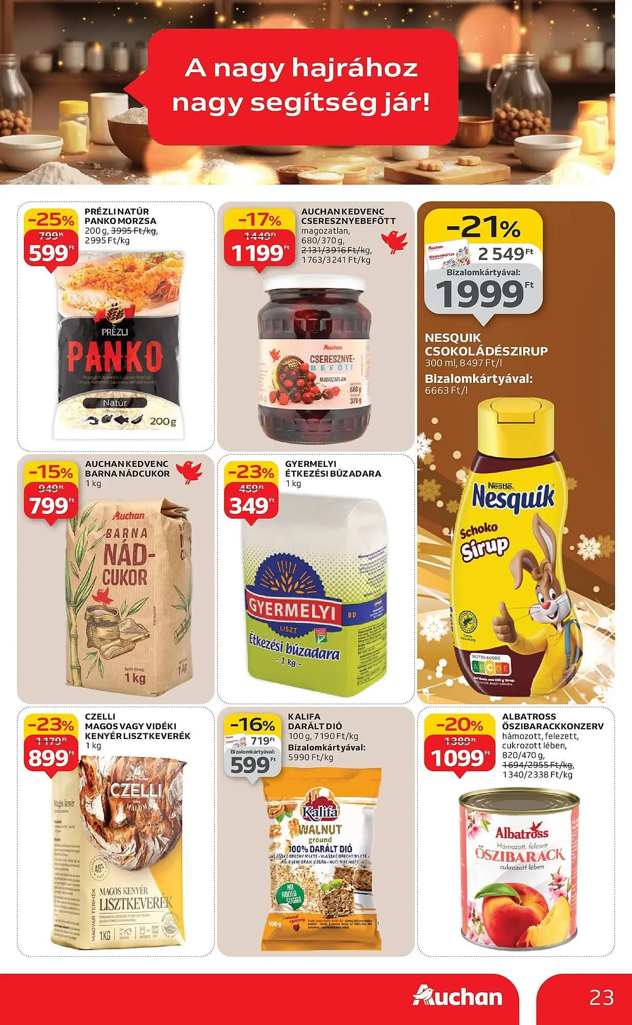 Katalógus Auchan akciós újság december 18.-tól december 24.-ig 2025. - Oldal 23