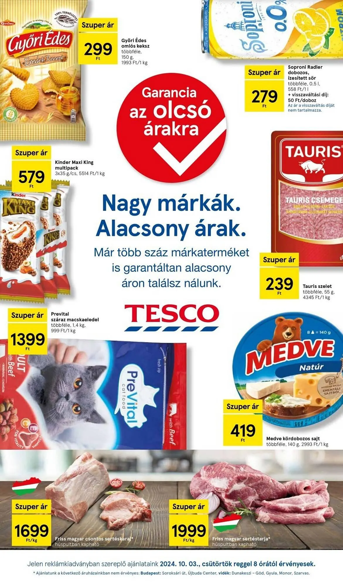 Katalógus Tesco akciós újság október 3.-tól október 9.-ig 2024. - Oldal 1