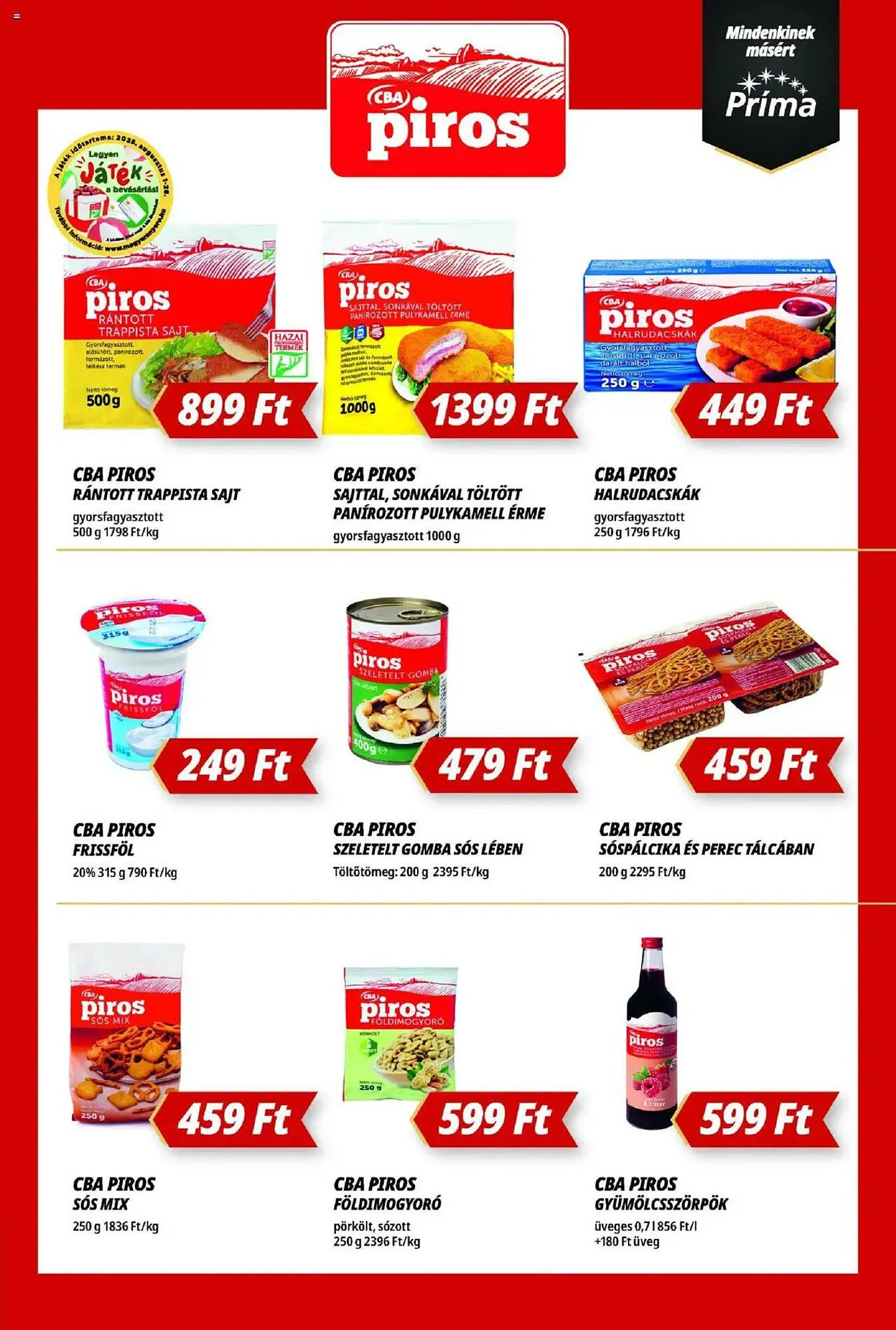 Katalógus Príma akciós újság augusztus 14.-tól augusztus 20.-ig 2025. - Oldal 3