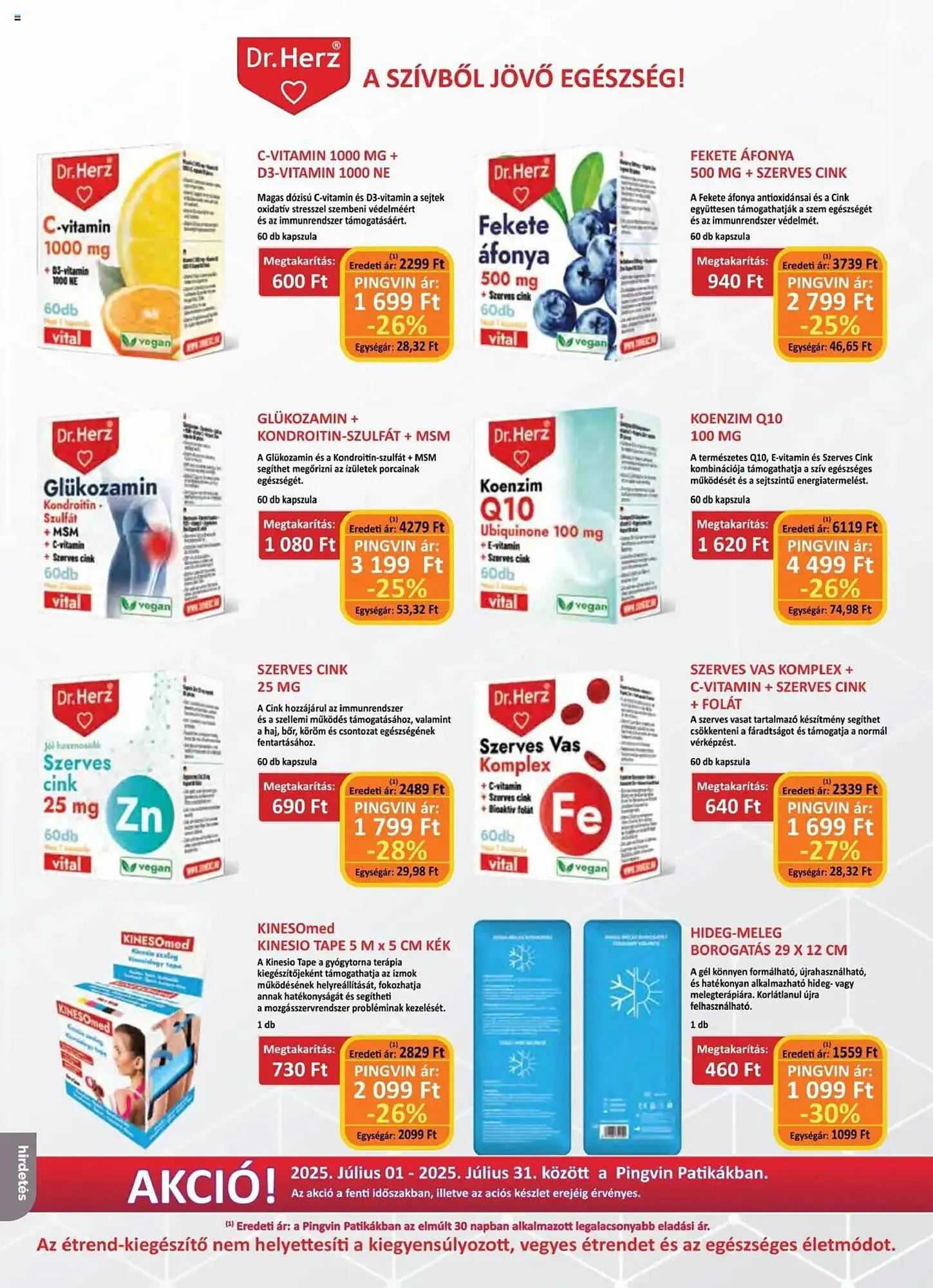 Katalógus Pingvin Patika akciós újság július 1.-tól július 31.-ig 2025. - Oldal 4