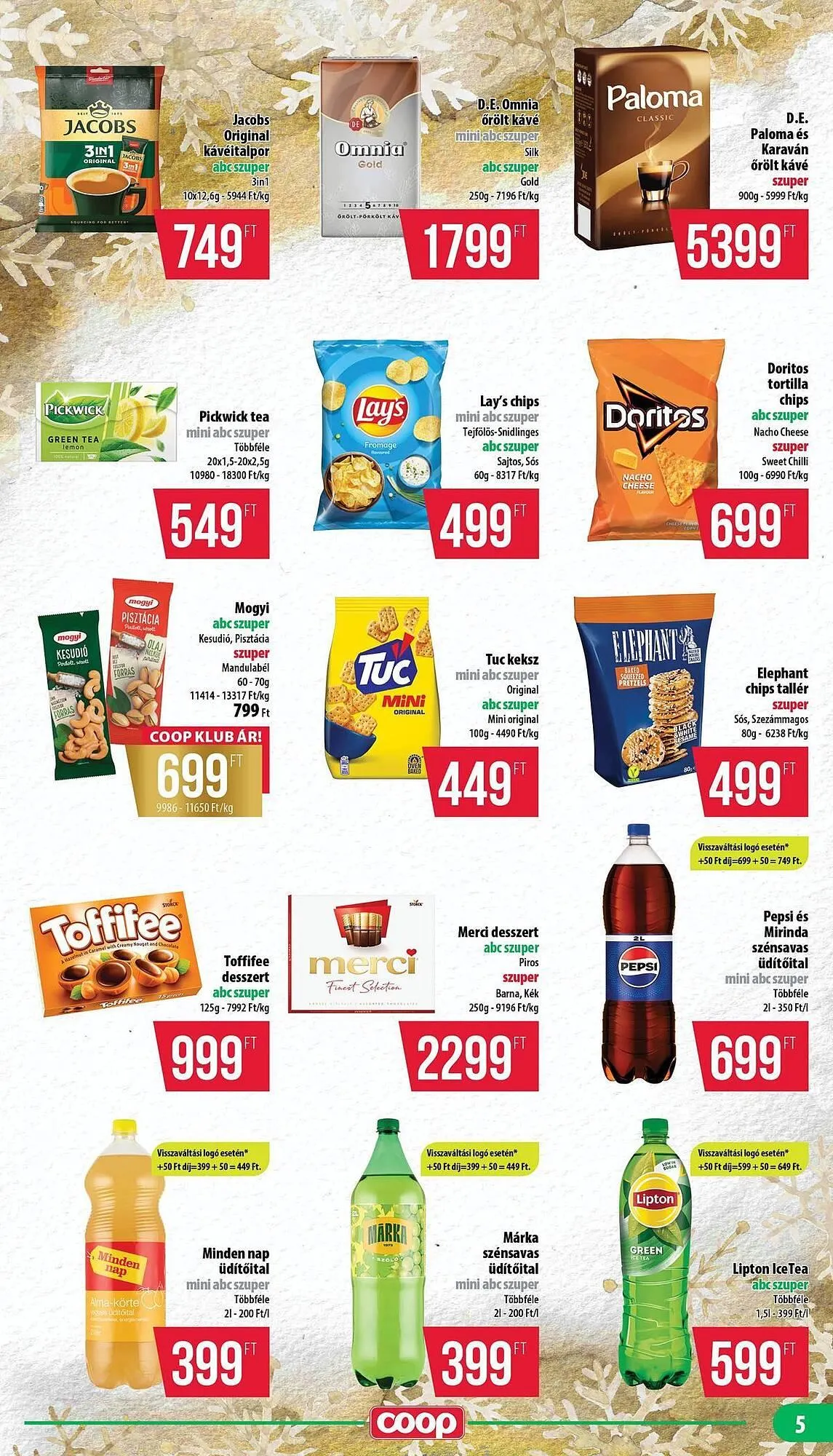 Katalógus Coop akciós újság december 18.-tól december 31.-ig 2025. - Oldal 5