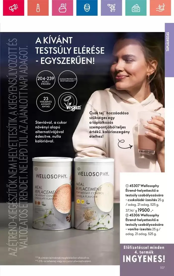 Katalógus ORIFLAME akciós október 20.-tól november 3.-ig 2024. - Oldal 107