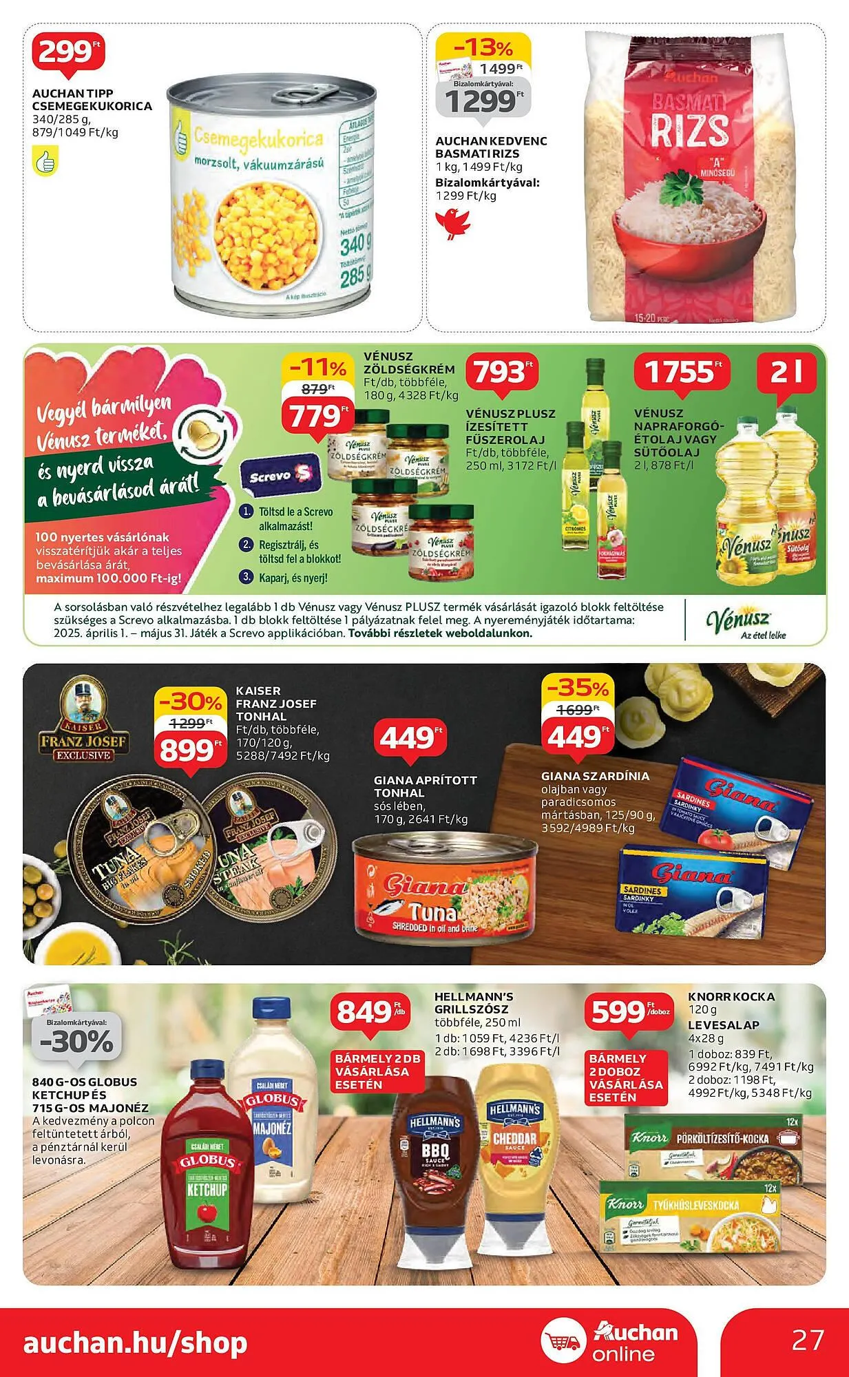 Katalógus Auchan akciós újság május 2.-tól május 7.-ig 2025. - Oldal 27