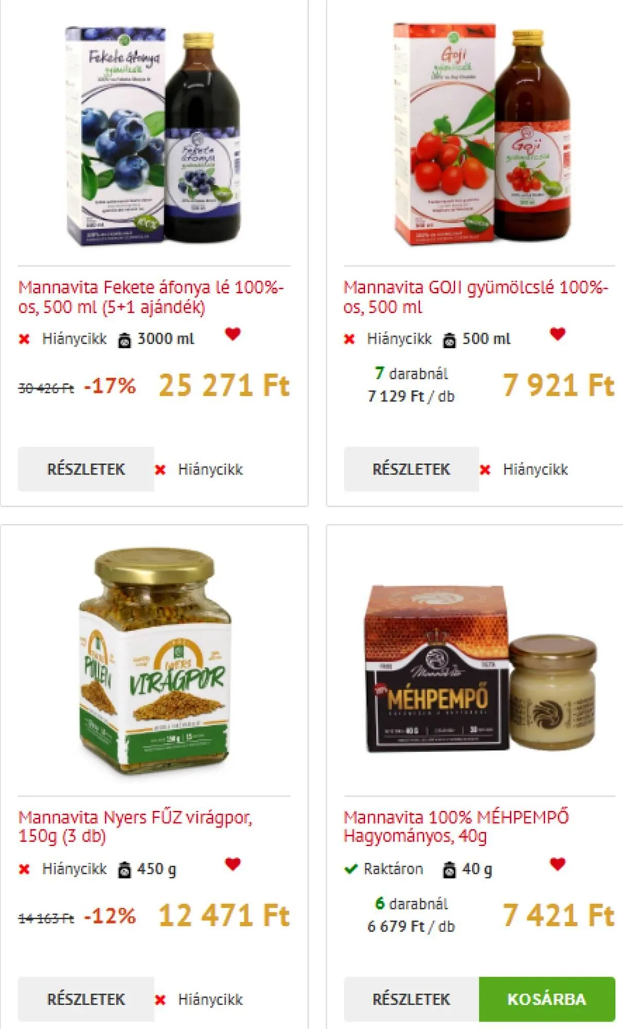 Katalógus MannaVita akciós újság január 10.-tól január 21.-ig 2025. - Oldal 5