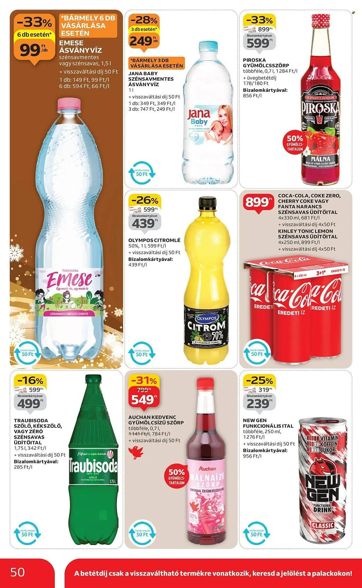 Katalógus Auchan akciós újság december 4.-tól december 10.-ig 2025. - Oldal 50