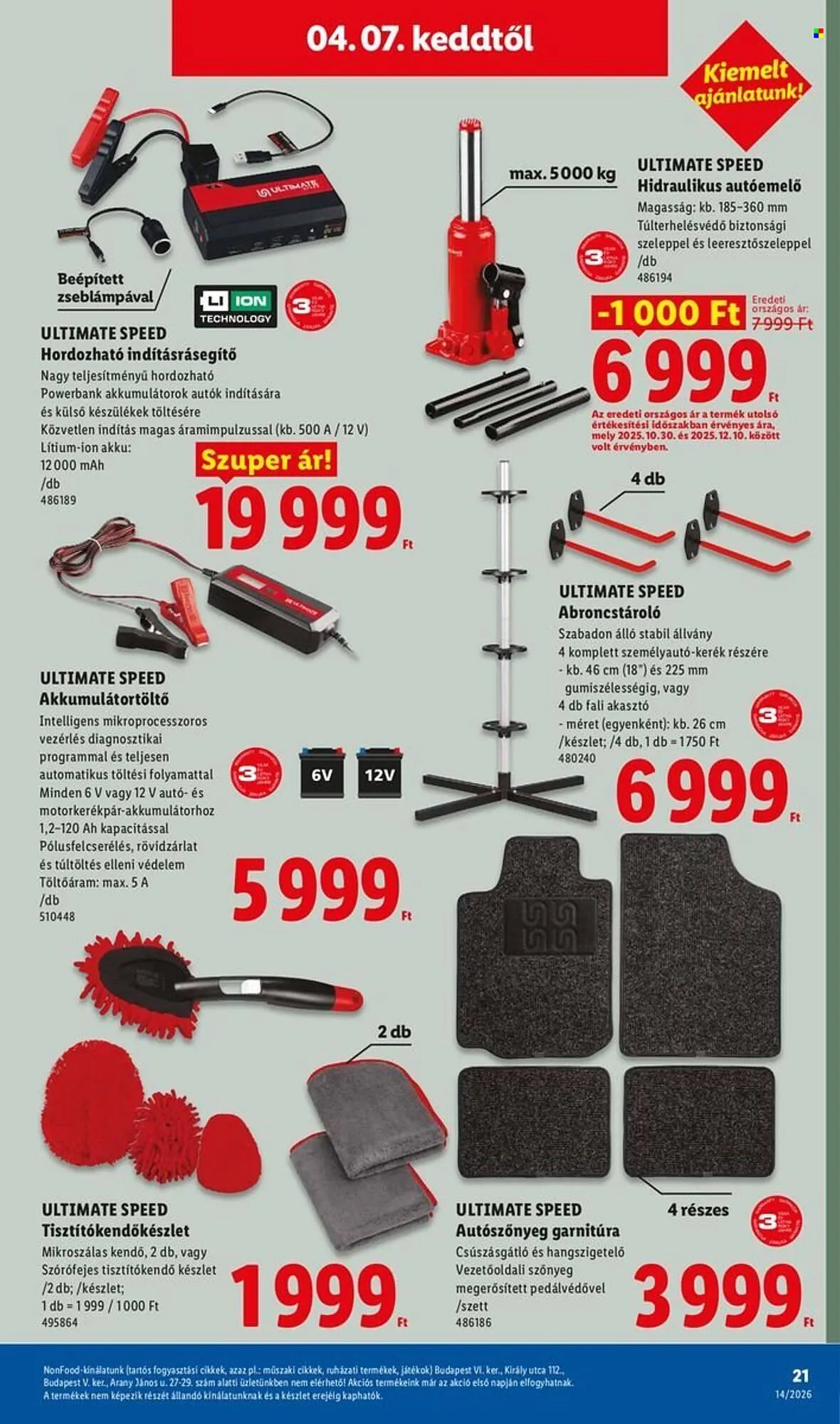 Katalógus Lidl akciós újság április 1.-tól április 8.-ig 2026. - Oldal 21