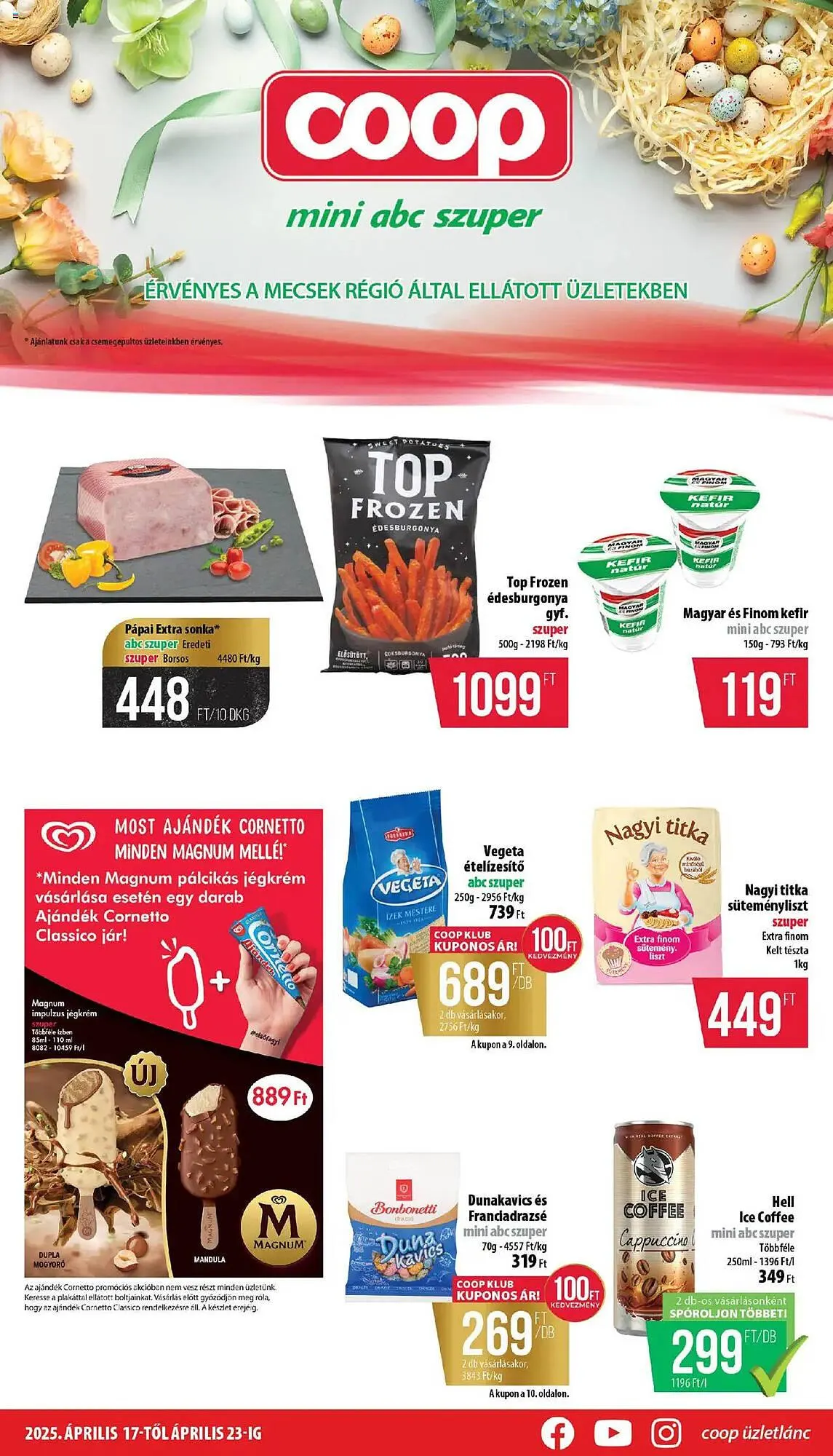 Katalógus Coop akciós újság április 17.-tól április 23.-ig 2025. - Oldal 1
