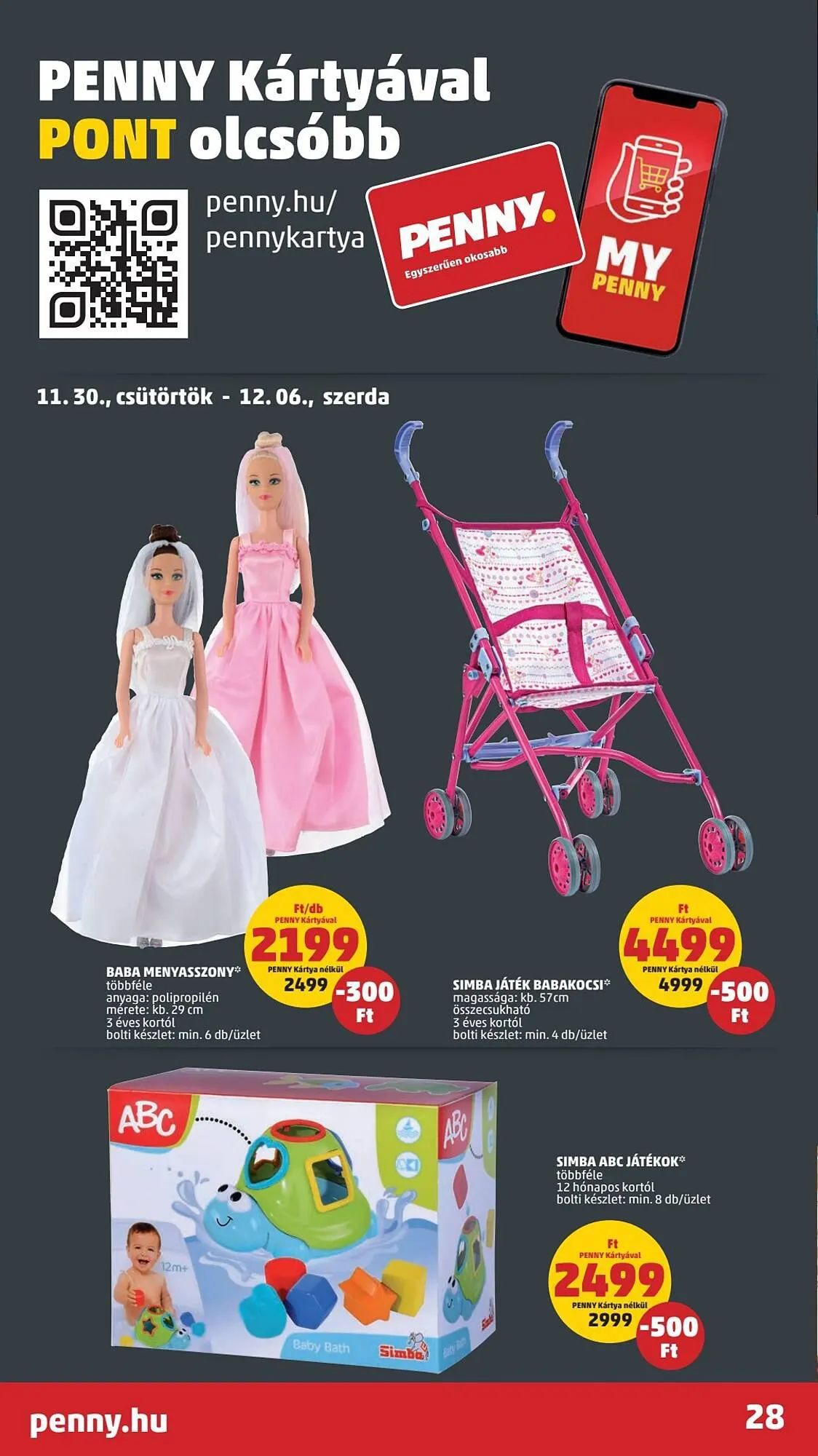 Katalógus PENNY akciós újság november 30.-tól december 6.-ig 2023. - Oldal 28