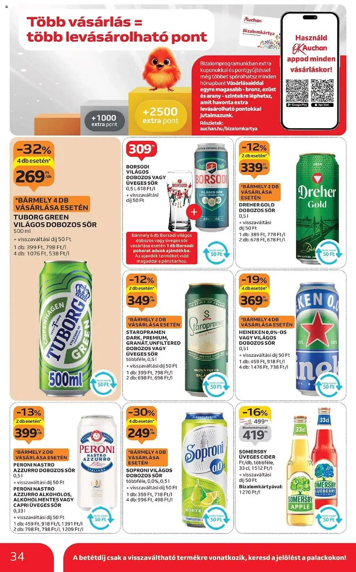 Katalógus Auchan akciós újság szeptember 4.-tól szeptember 10.-ig 2025. - Oldal 34
