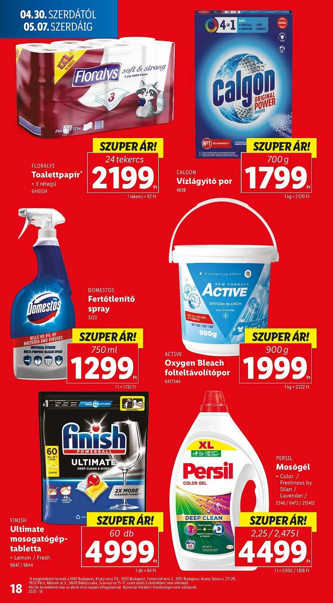 Katalógus Lidl akciós újság április 30.-tól május 4.-ig 2025. - Oldal 18