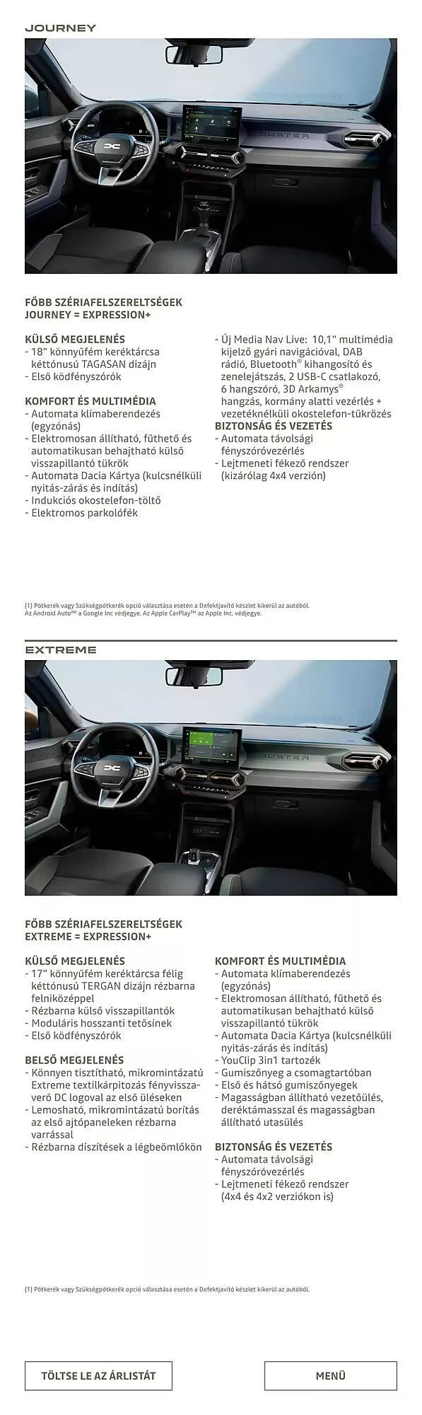 Katalógus Dacia akciós újság január 3.-tól június 30.-ig 2025. - Oldal 9