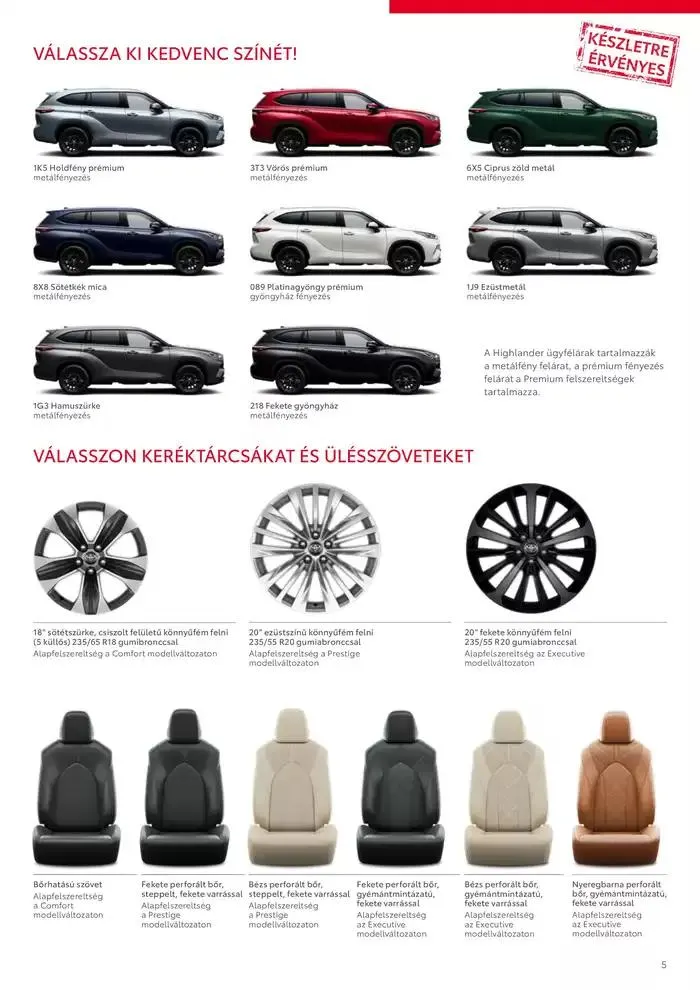 Katalógus Toyota Highlander október 26.-tól október 26.-ig 2025. - Oldal 5