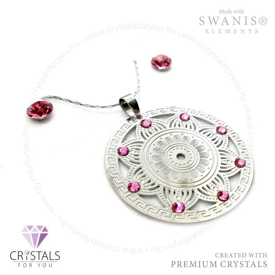 Mandala szett köríven Swanis® prémium kristállyal díszítve