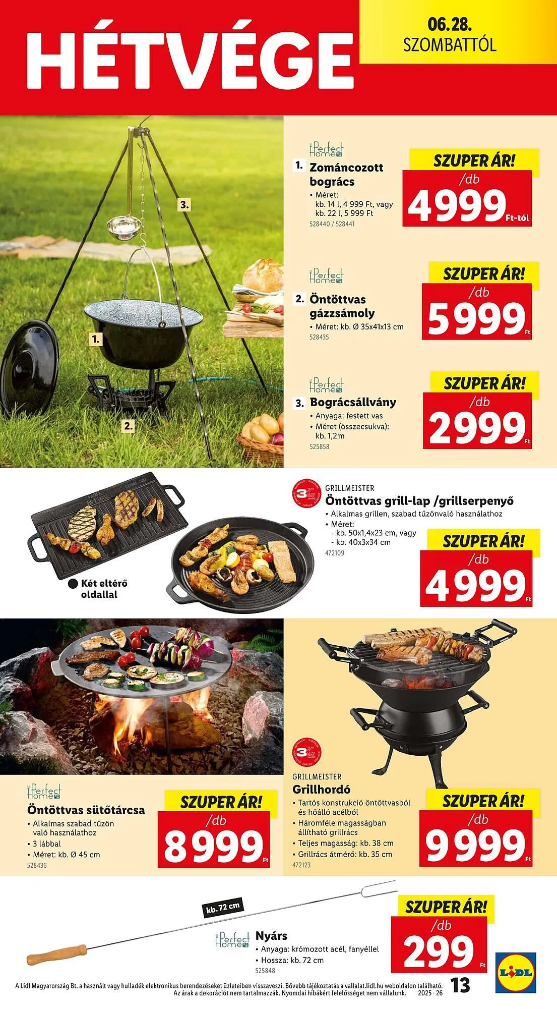 Katalógus Lidl akciós újság június 26.-tól július 2.-ig 2025. - Oldal 13