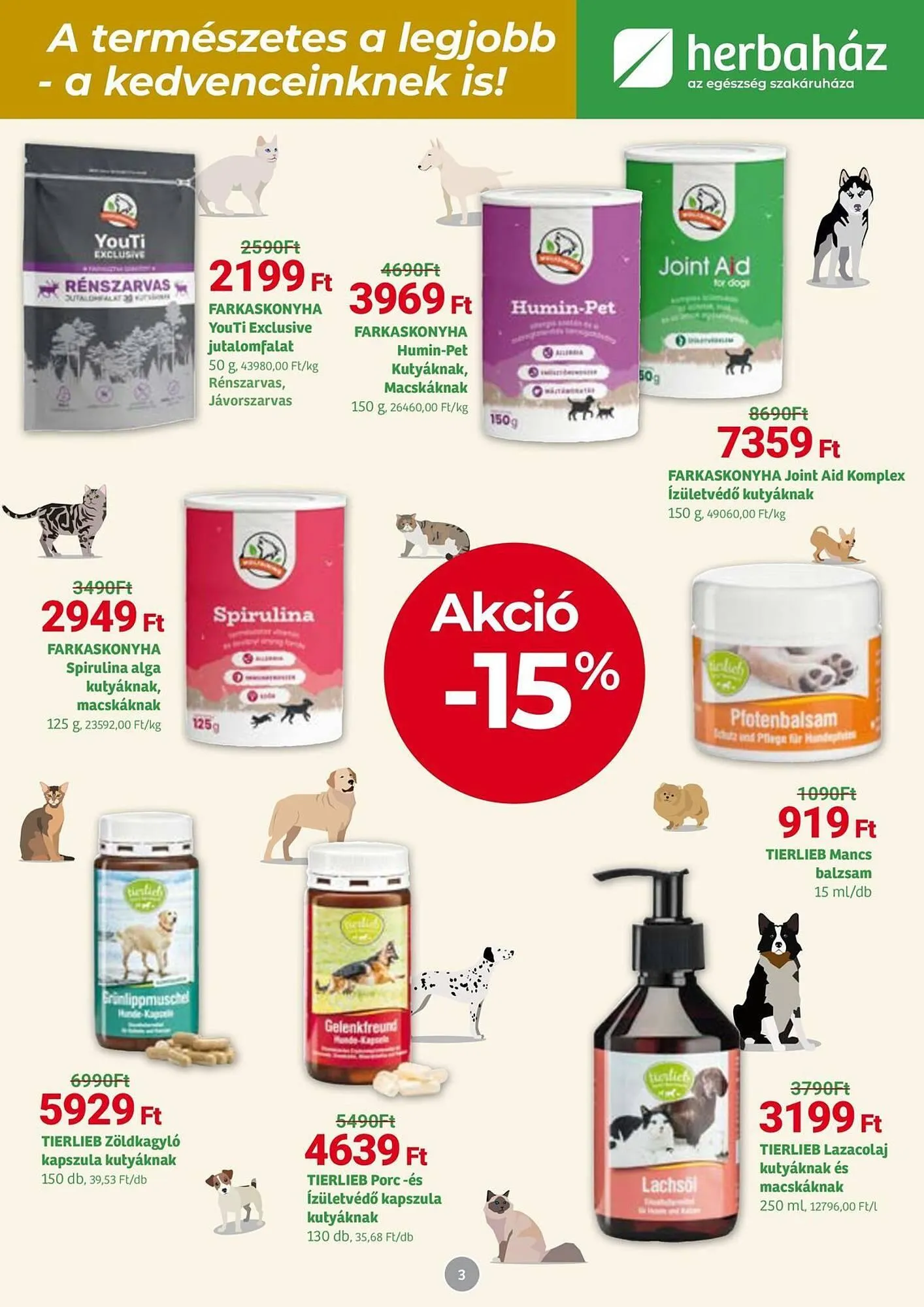 Katalógus Herbaház akciós újság október 6.-tól november 2.-ig 2025. - Oldal 3