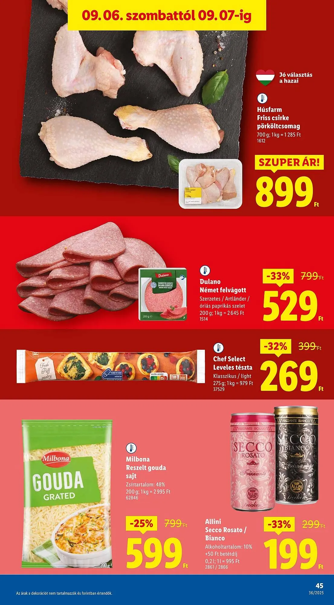 Katalógus Pick-Lidl Nyereményjáték 2025.09.24 akciós újság szeptember 4.-tól szeptember 10.-ig 2025. - Oldal 45