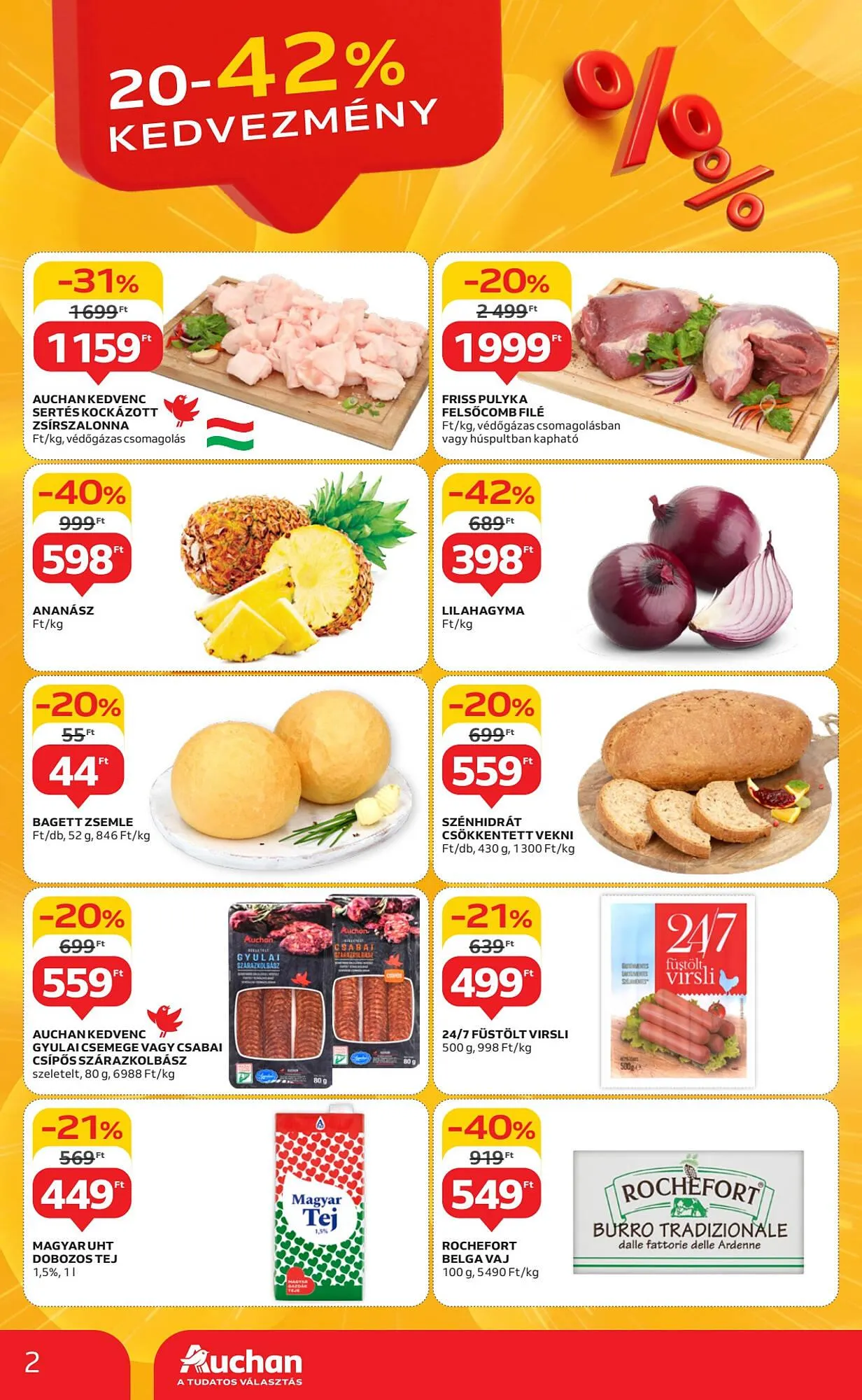 Katalógus Auchan akciós újság március 27.-tól április 2.-ig 2025. - Oldal 2