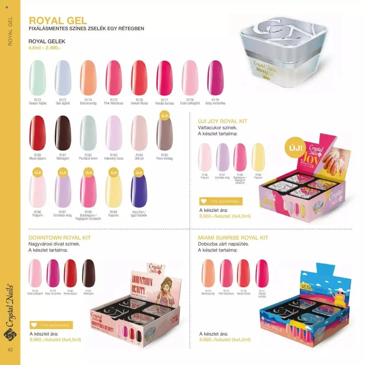 Katalógus Crystal Nails - Nagykatalógus 22/23 március 8.-tól december 31.-ig 2023. - Oldal 42
