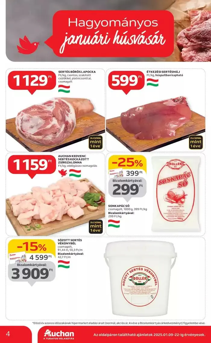 Katalógus Catalog Auchan január 6.-tól január 15.-ig 2025. - Oldal 4