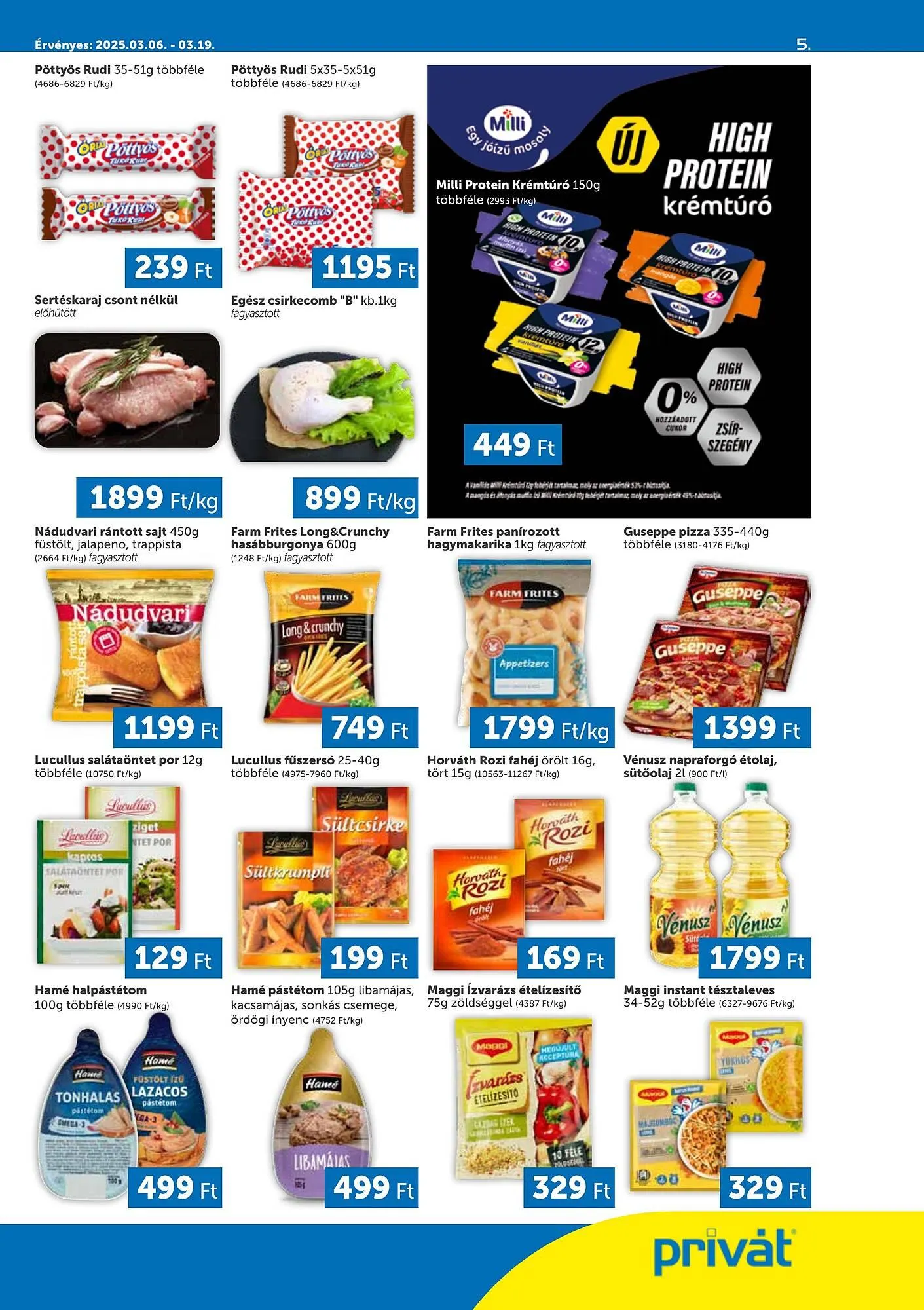 Katalógus PRIVÁT akciós újság március 6.-tól március 19.-ig 2025. - Oldal 5