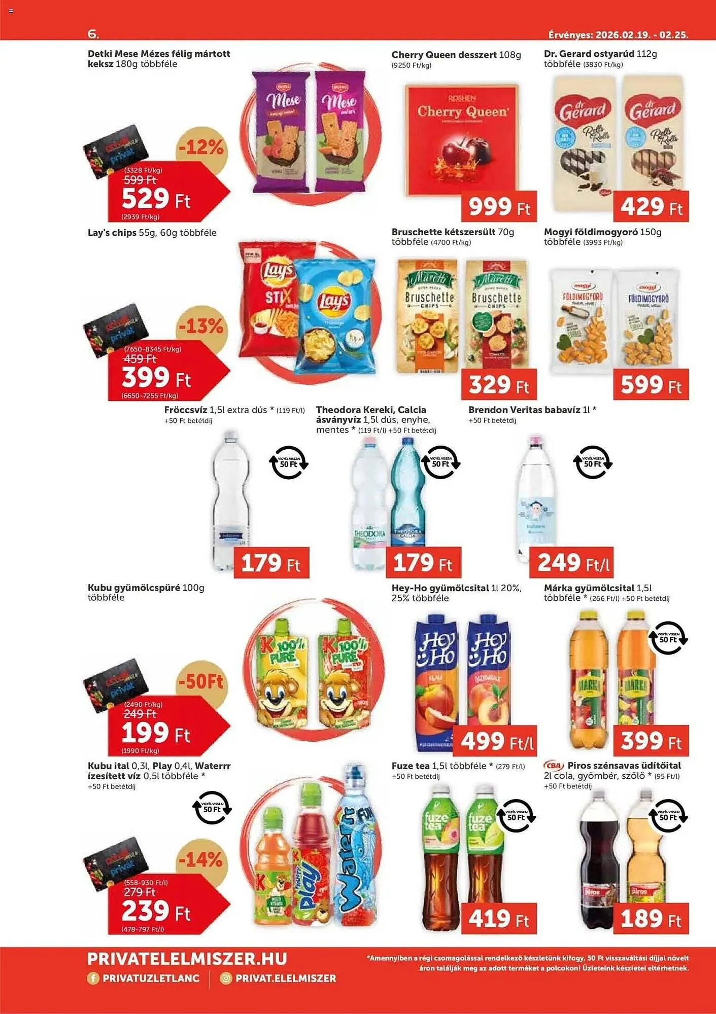 Katalógus PRIVÁT akciós újság február 19.-tól február 25.-ig 2026. - Oldal 6