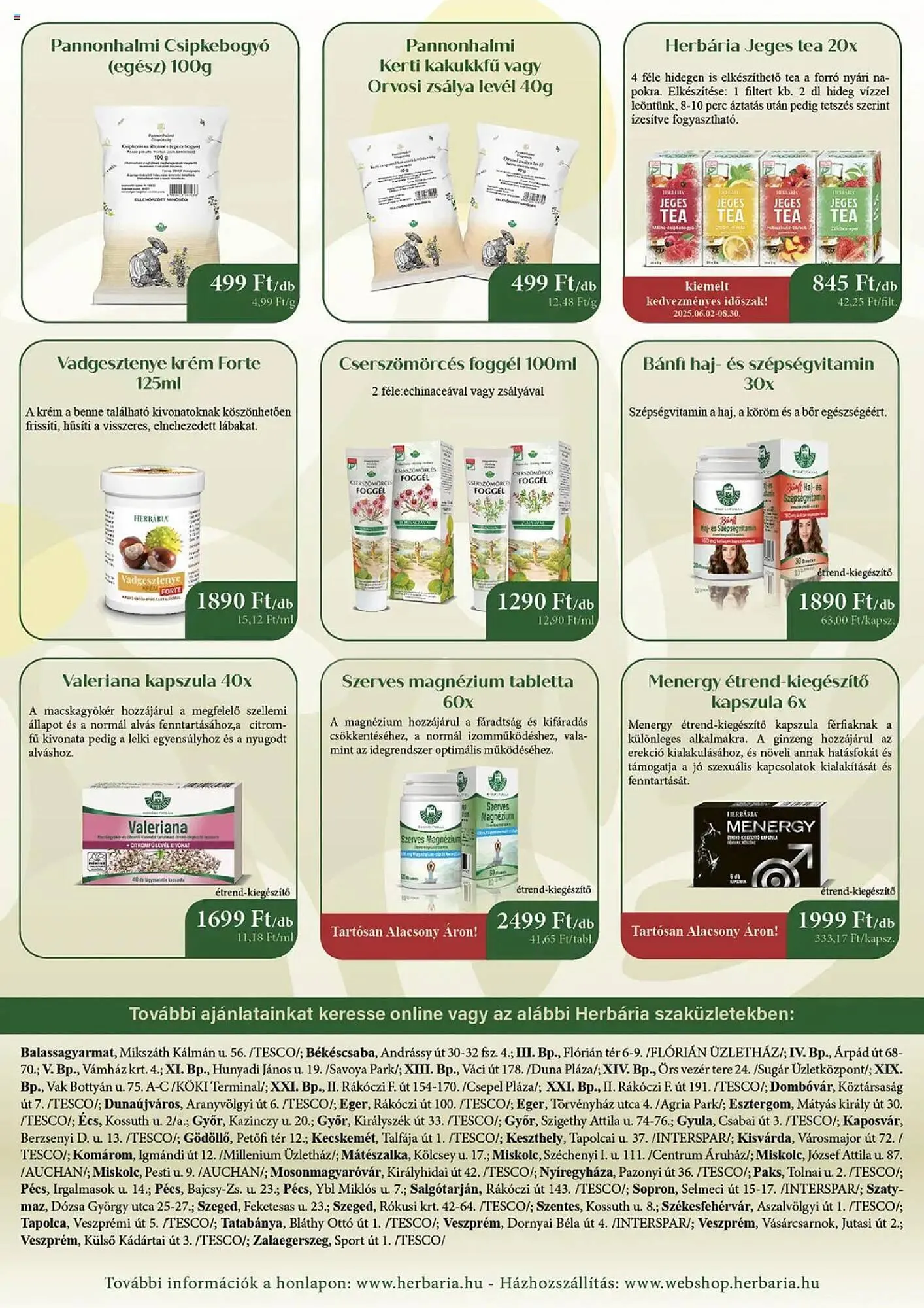 Katalógus Herbária akciós újság június 2.-tól június 30.-ig 2025. - Oldal 2