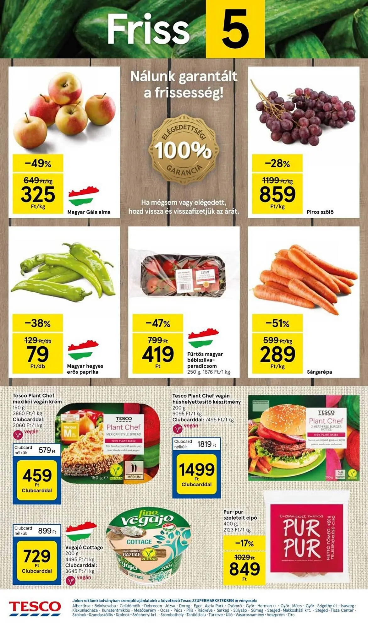 Katalógus Tesco Szupermarket akciós újság szeptember 28.-tól október 10.-ig 2023. - Oldal 4