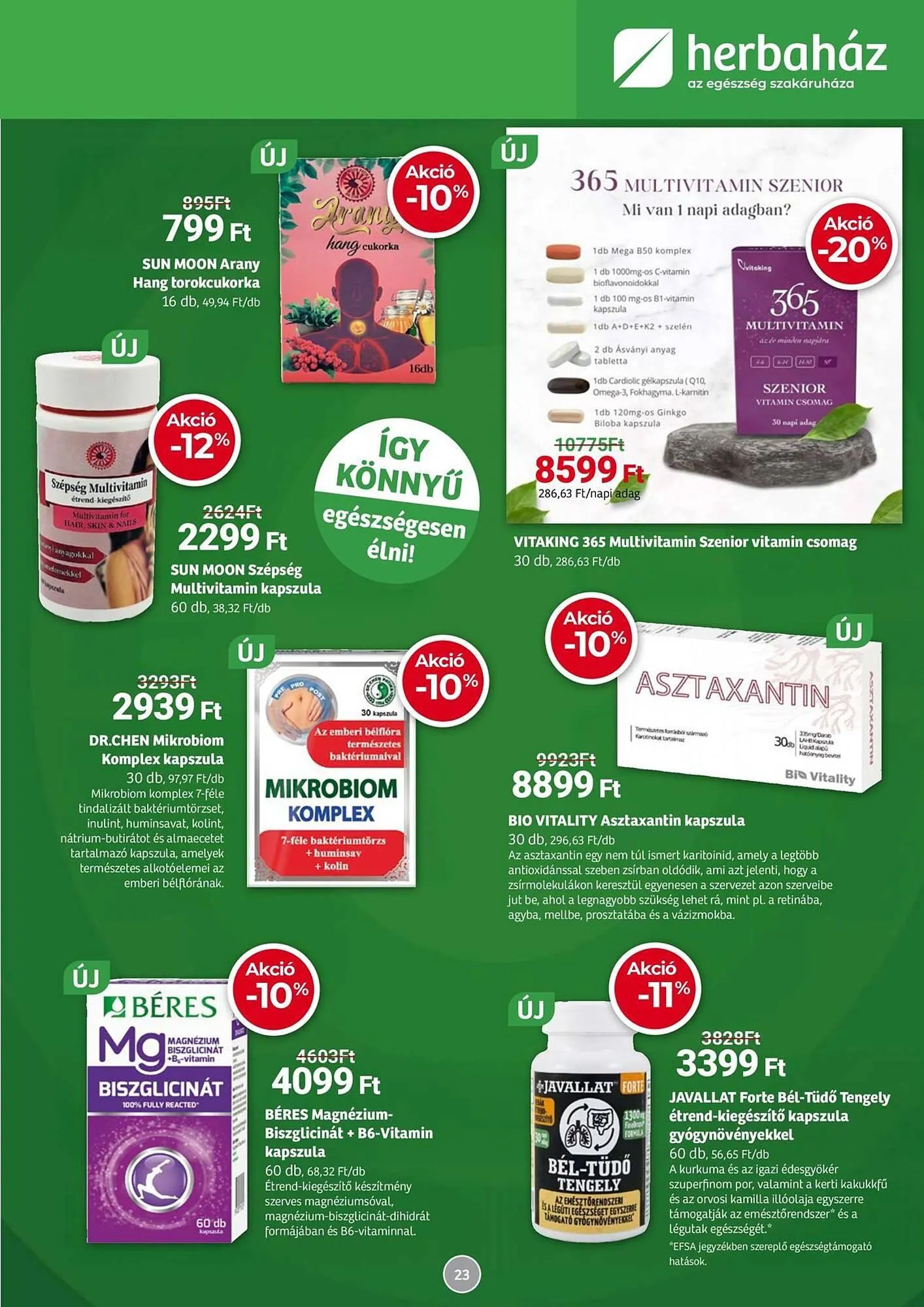 Katalógus Herbaház akciós újság március 4.-tól április 6.-ig 2026. - Oldal 23