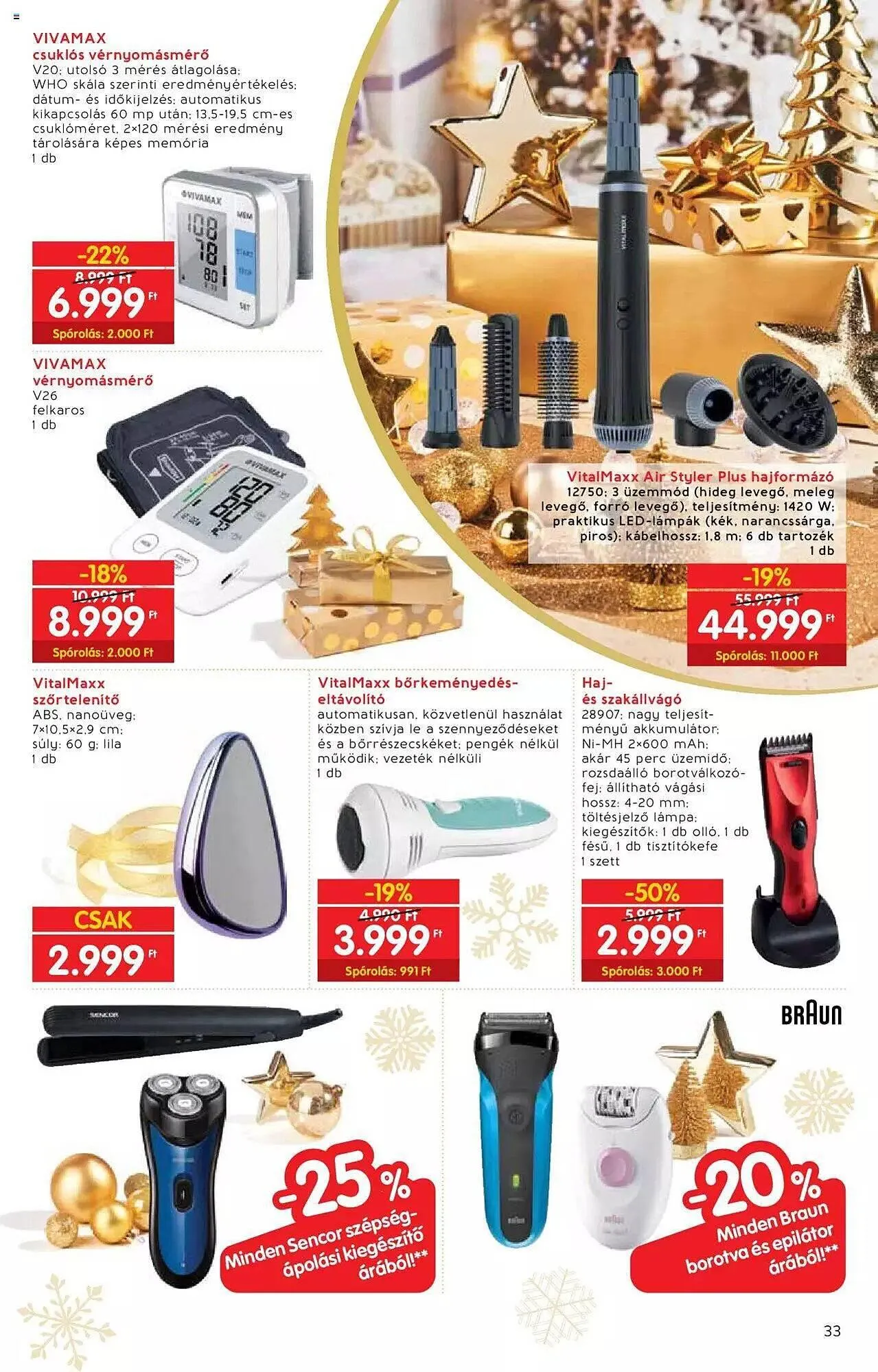 Katalógus Interspar akciós újság november 22.-tól december 24.-ig 2023. - Oldal 33